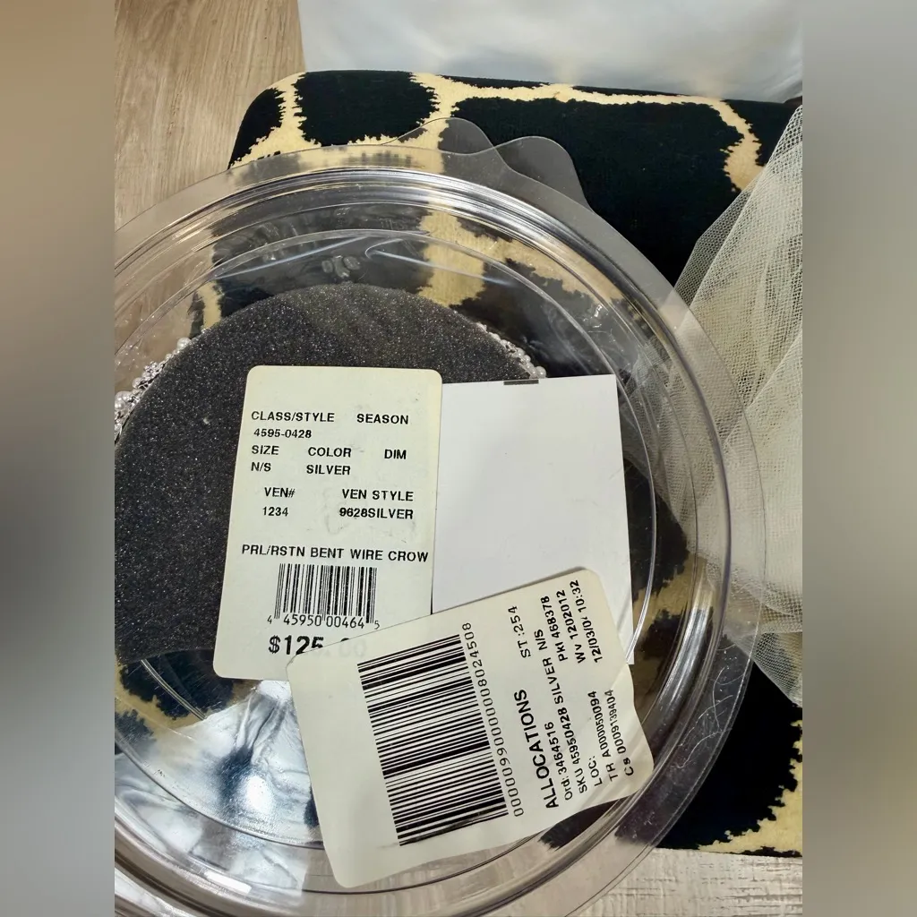 David’s bridal 👰 Elegant White Strapless Wedding Gown with Veil & Tiara Set - Image 12