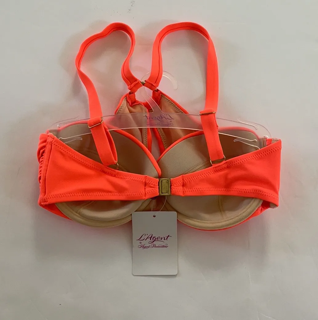 L’agent Agent Provocateur Adrina Orange bikini top Size M - Image 6