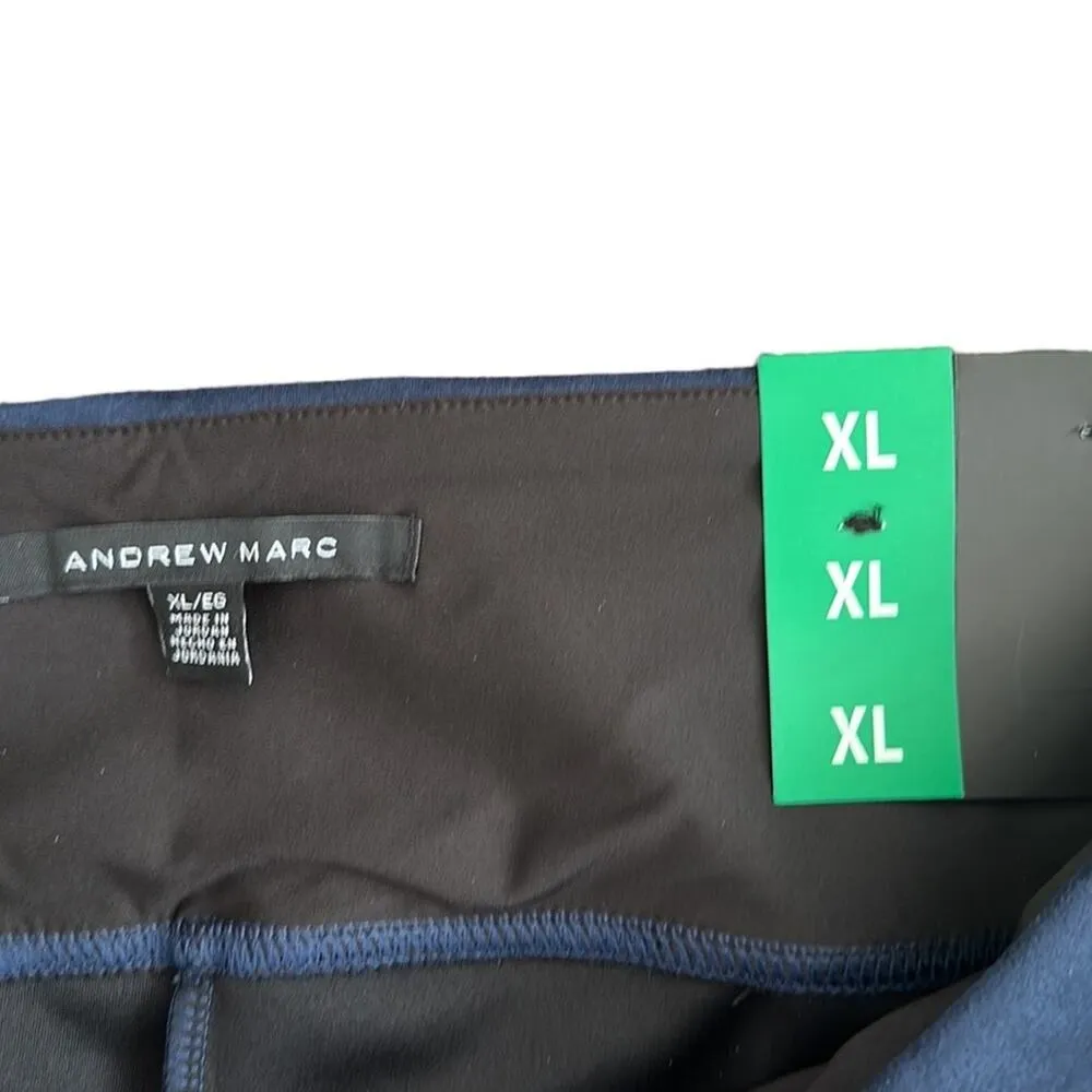 NEW Andrew Marc Faux Suede Pull On Skinny Pant Navy Blue Women's Size XL NWT NEW - Image 6