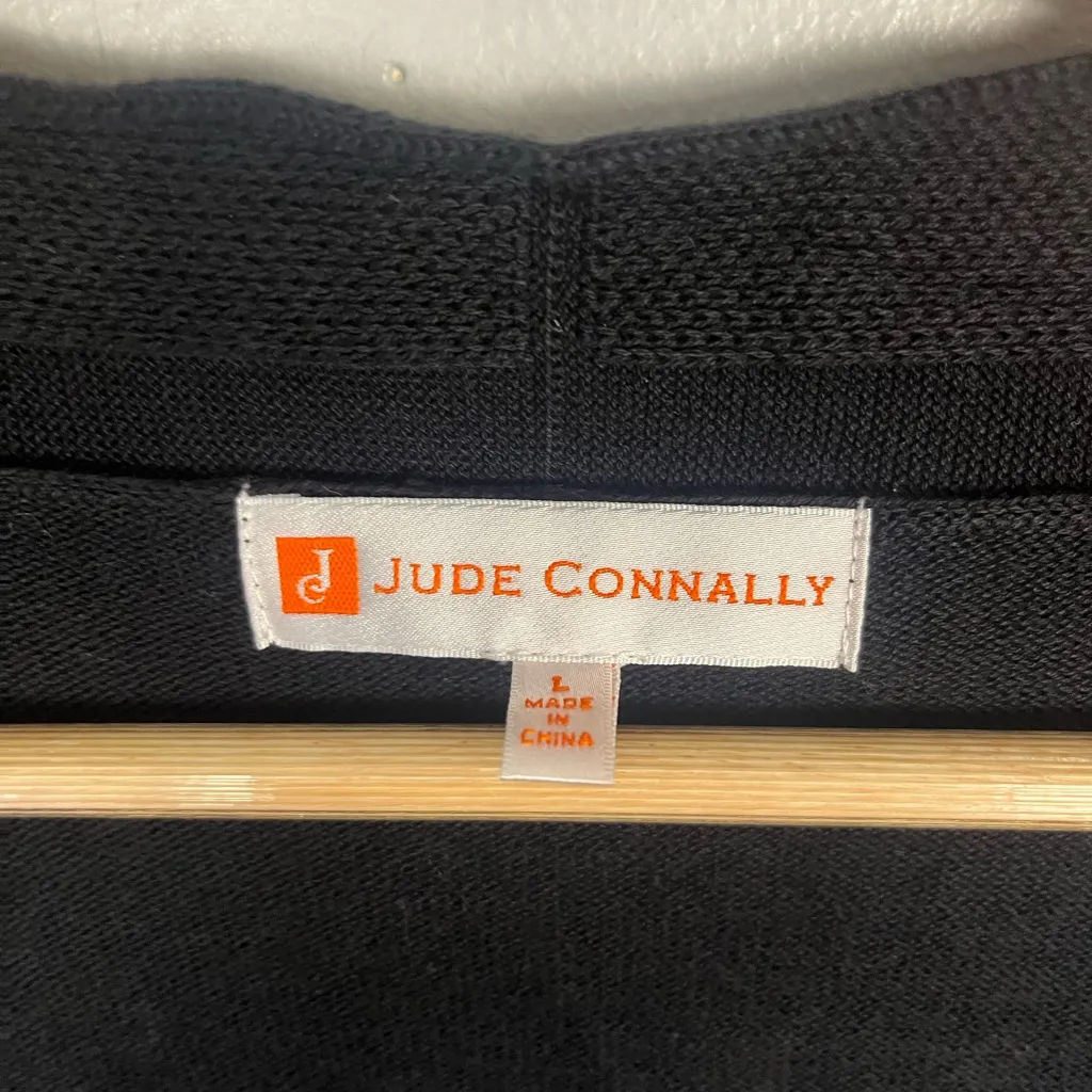 JUDE CONNALLY PRISCILLA SWEATER 100% Pima cotton in black size large - Image 3