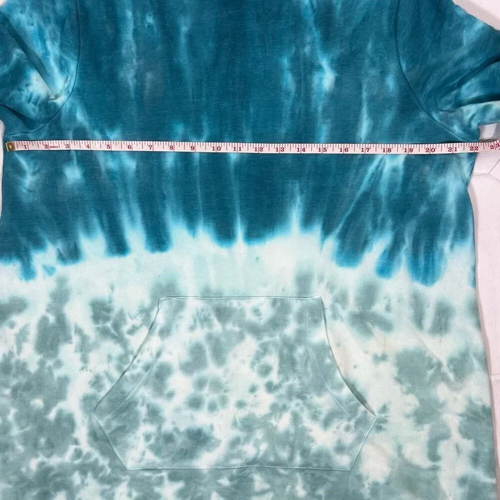 Lane Bryant Livi Activewear Tie Dye Hooded Sweatshirt Dress (18/20) - Image 12