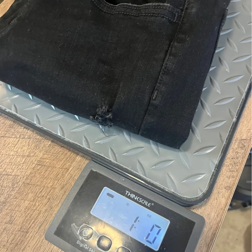 American Eagle Super Super Stretch Jegging Crop Distressed Black Jeans Size 8 - Image 11