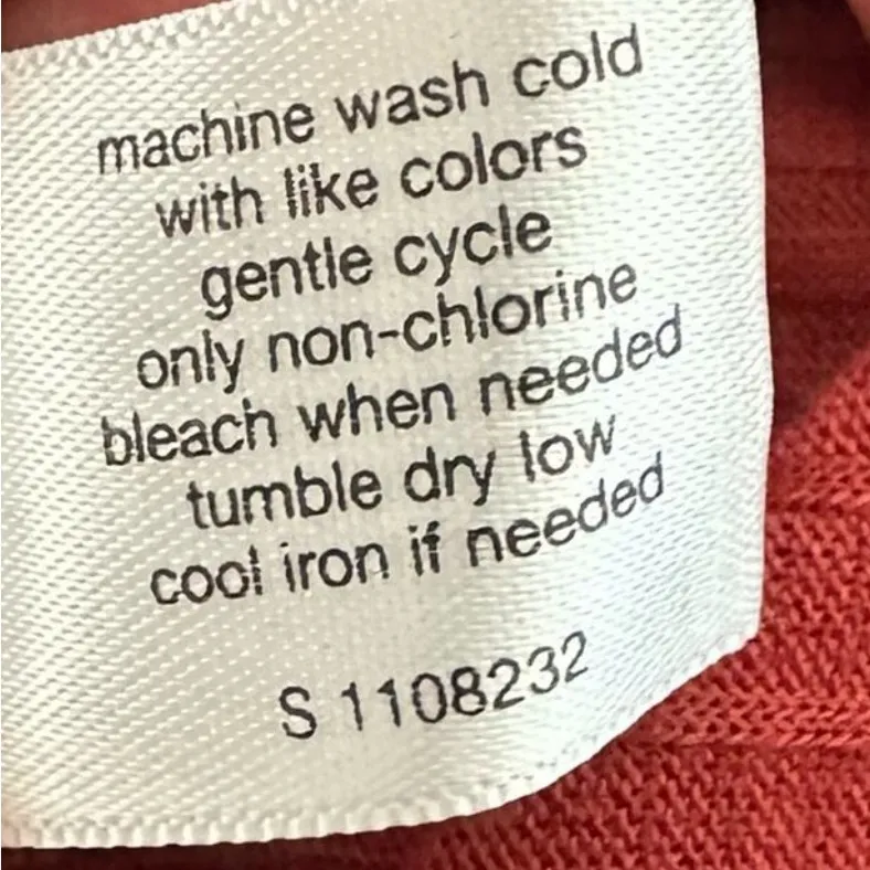 Lane Bryant Dark Orange/Red Knit Duster Cardigan
Size 14/16, worn only 1 or 2X - Image 7