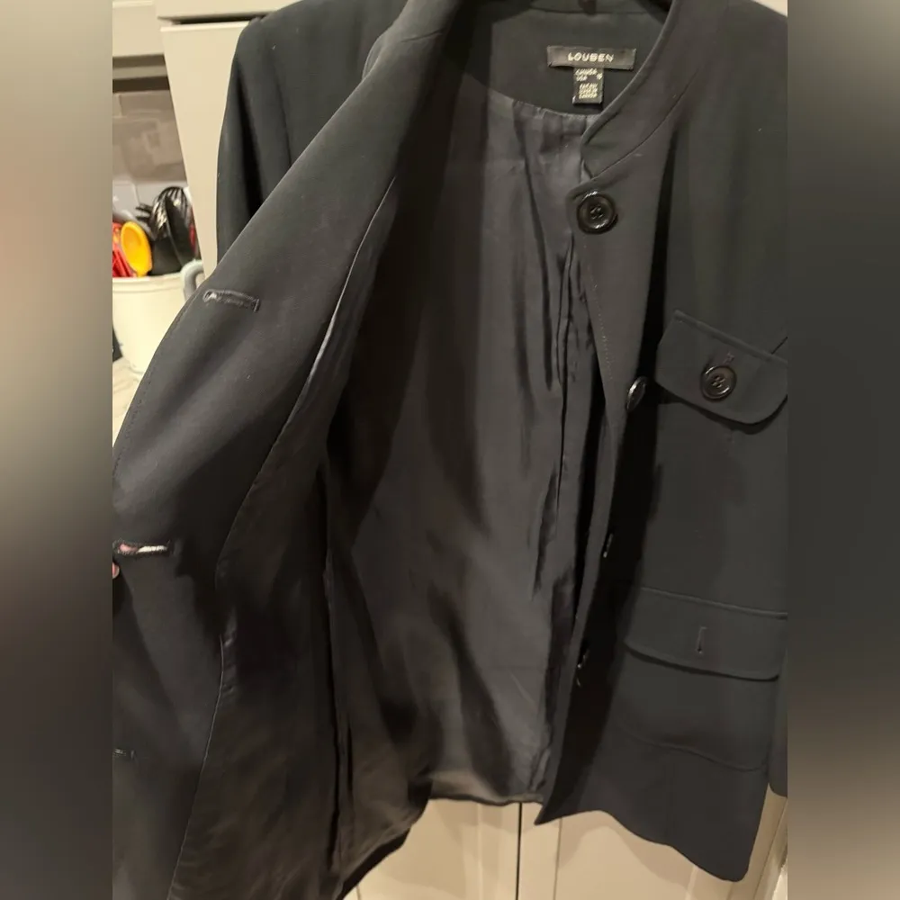 Louben of Canada Black 3/4 Length Jacket Size 10 - Image 7