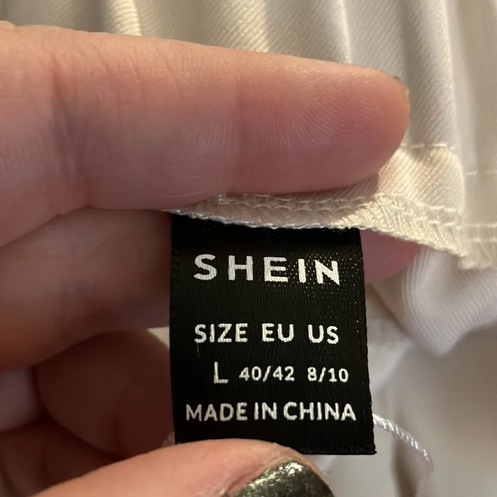 🧜‍♀️ NWT Shein BIZwear Wide Leg Tuxedo Pants, Large - Image 5