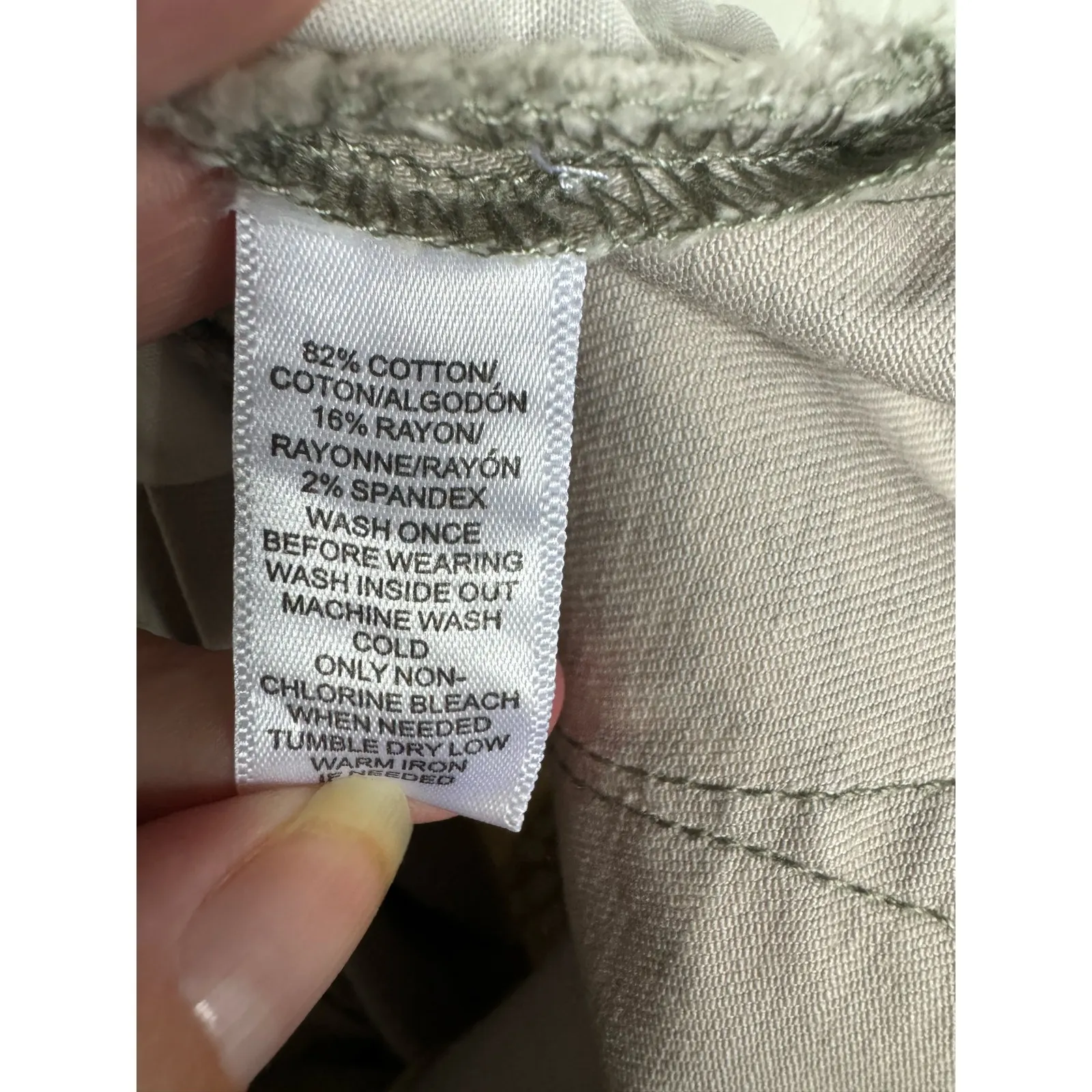 Ann Taylor LOFT Womens Jeans Sz 31 12 Curvy Skinny Ankle Gray Leopard Print NEW‎ - Image 8