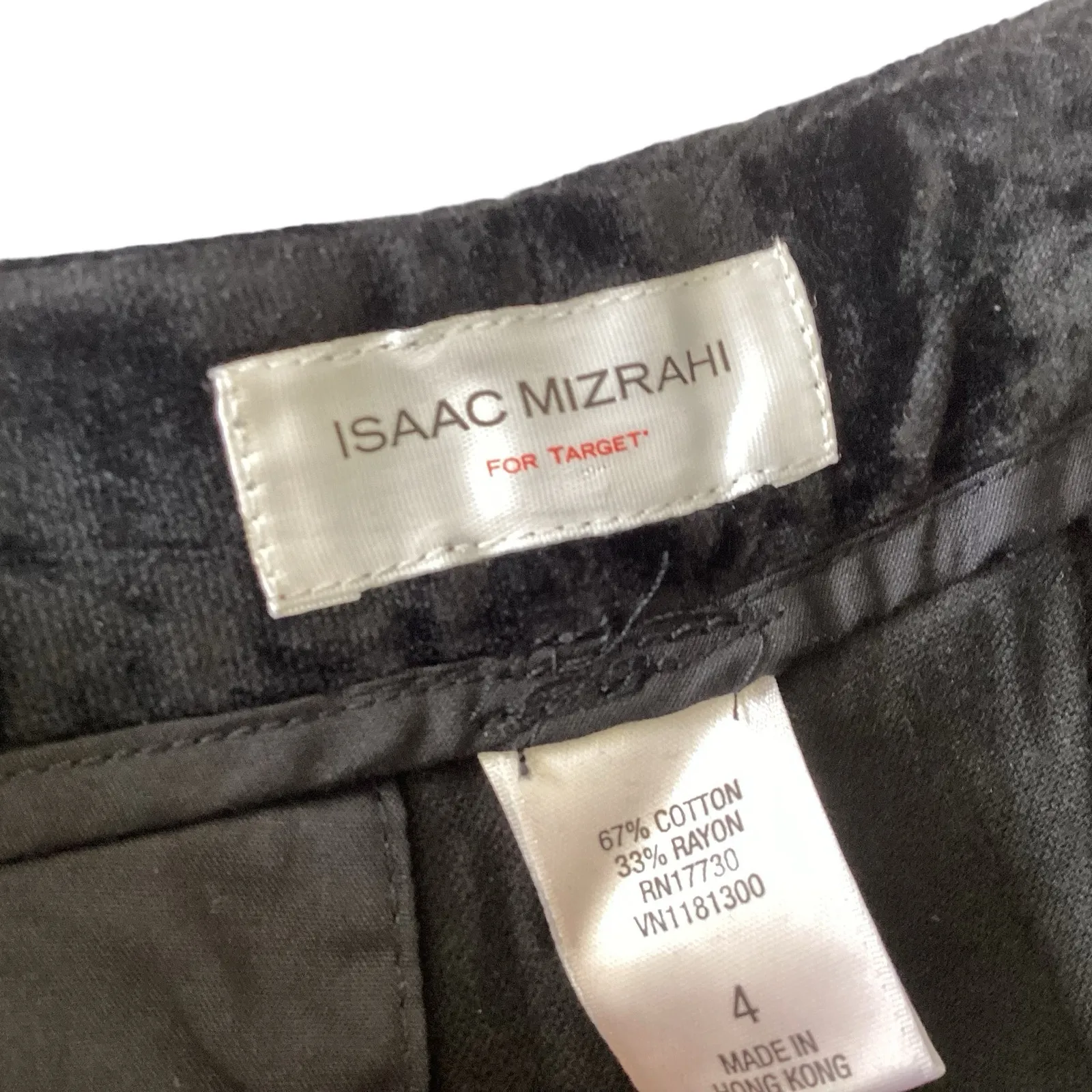 Isaac Mizrahi For Target Black Velvet Pants Size 4 - Image 4
