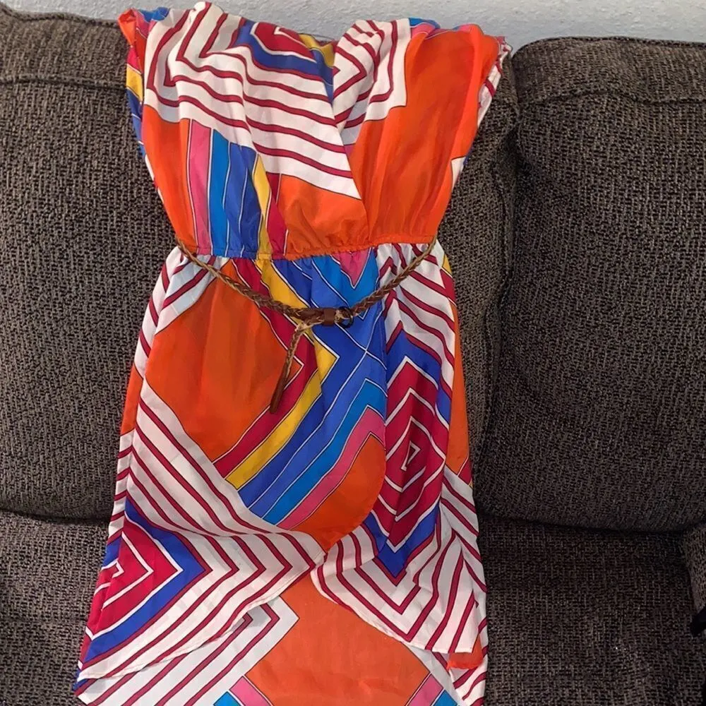 ✨HP✨Striped High Low Dress✨ - Image 2