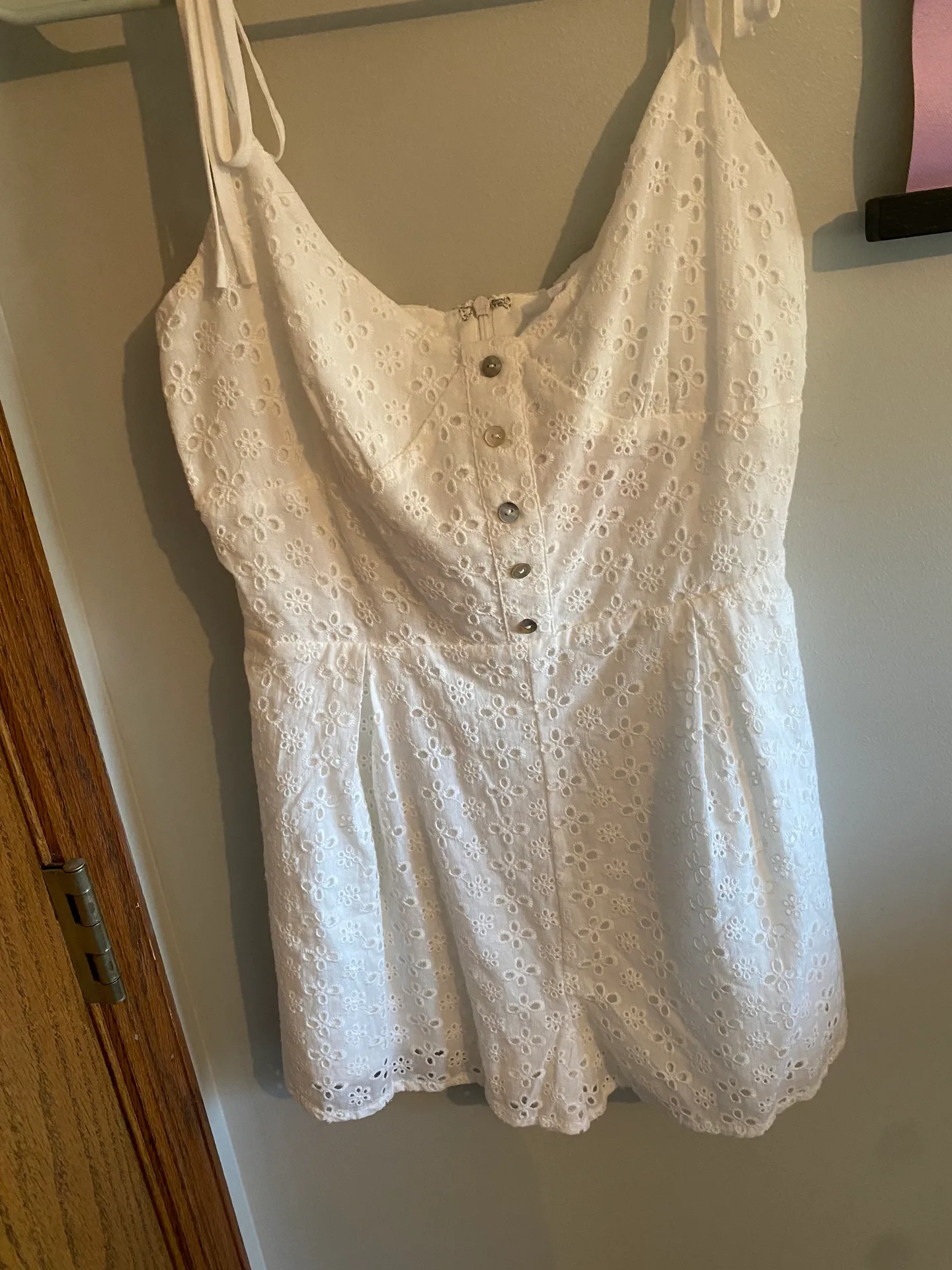 Cloud Ten White Eyelet Romper - Image 6