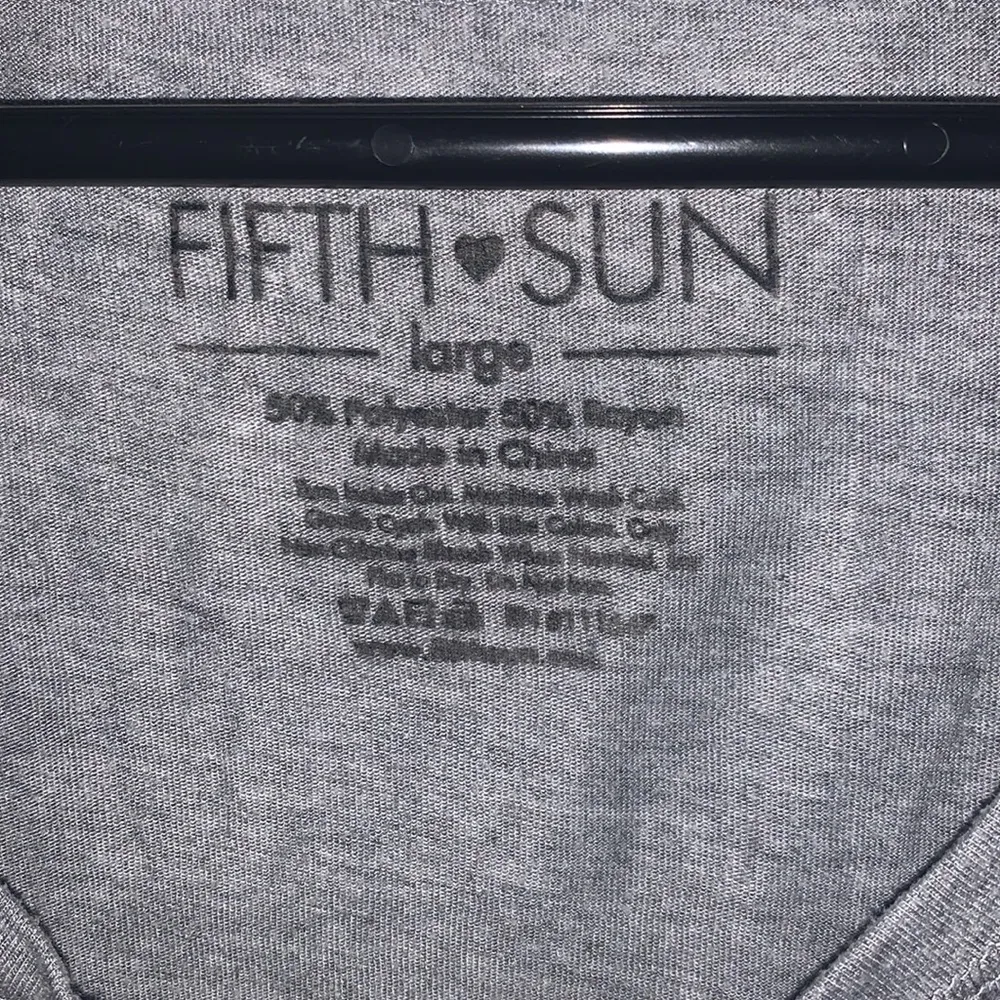 Fifth Sun Gray Sunday Champagne T-Shirt - Image 2