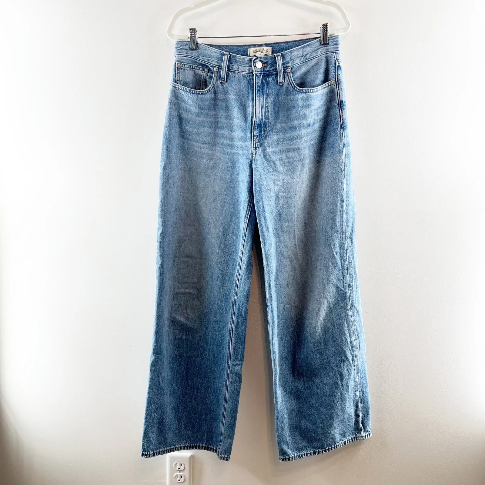 Madewell Superwide Leg High Rise Jeans Varian Wash Blue 29 / 8 - Image 3