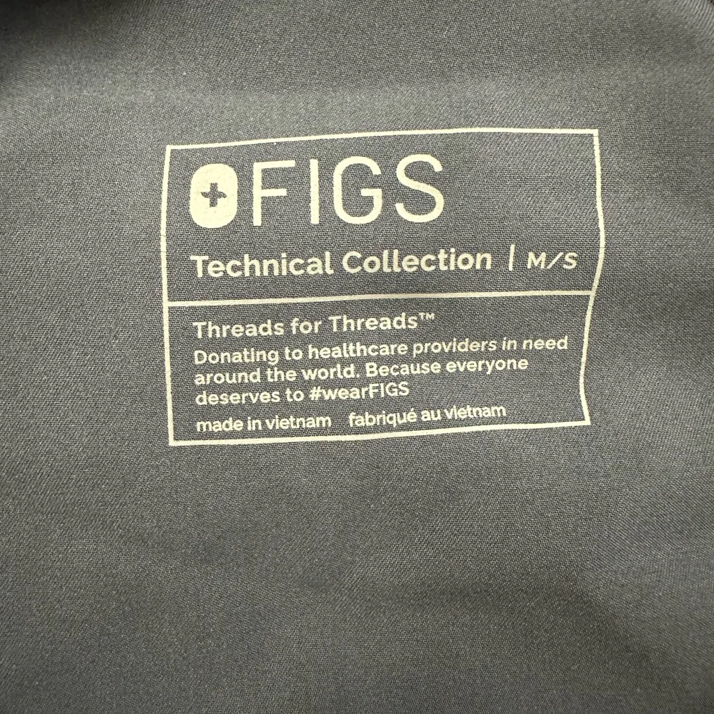 Figs Jogger Scrubs Navy Unisex Style M21sw2051s Size Medium 8-10 ; 27' Inseam - Image 2