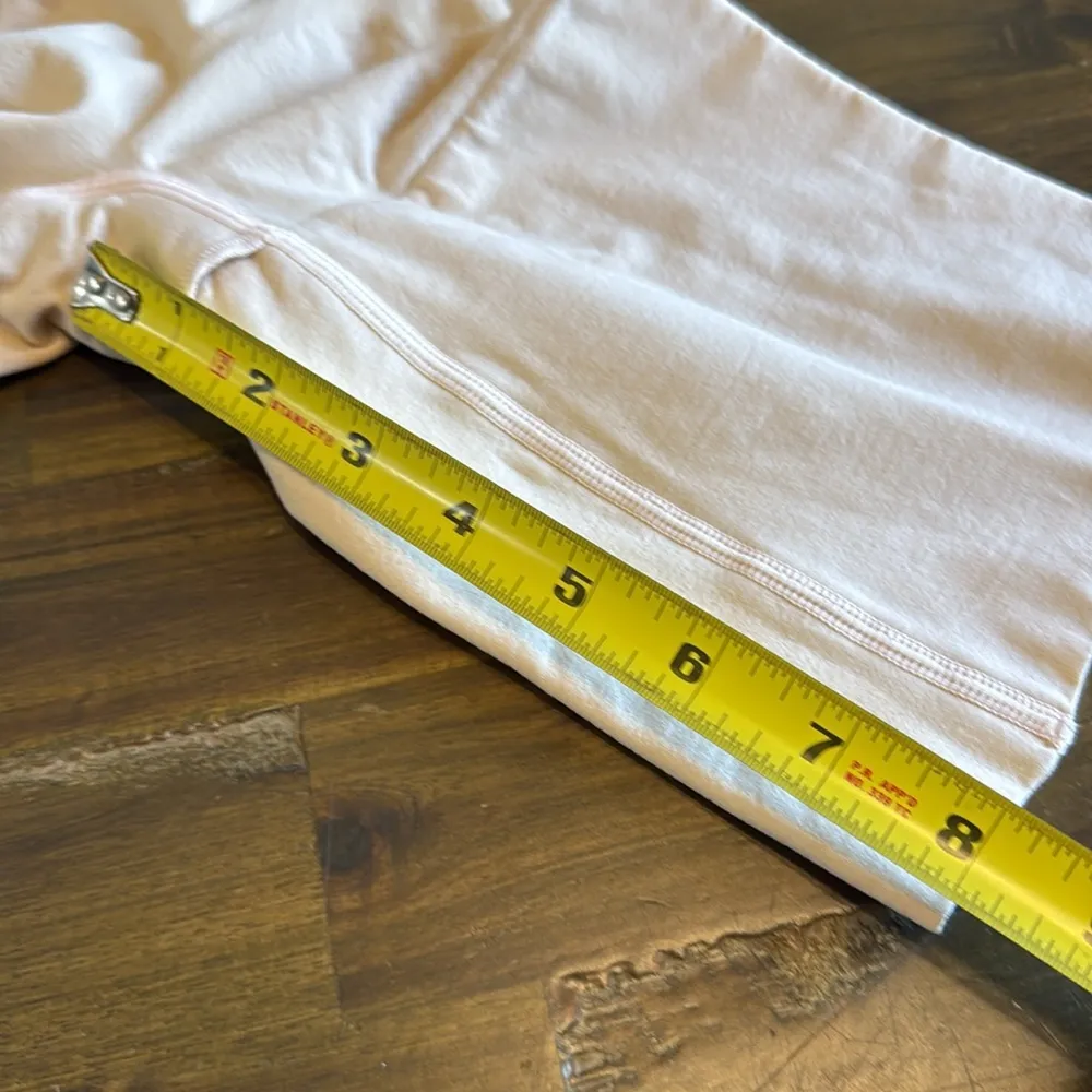 Spanx Slimming Shape wear Shorts Cream Light High Waist Shaper Biker M Tummy - Image 2