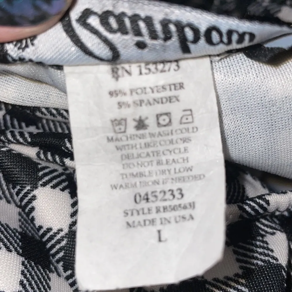 Rainbow Sandals Rainbow gingham check pinafore jumpsuit - Image 6