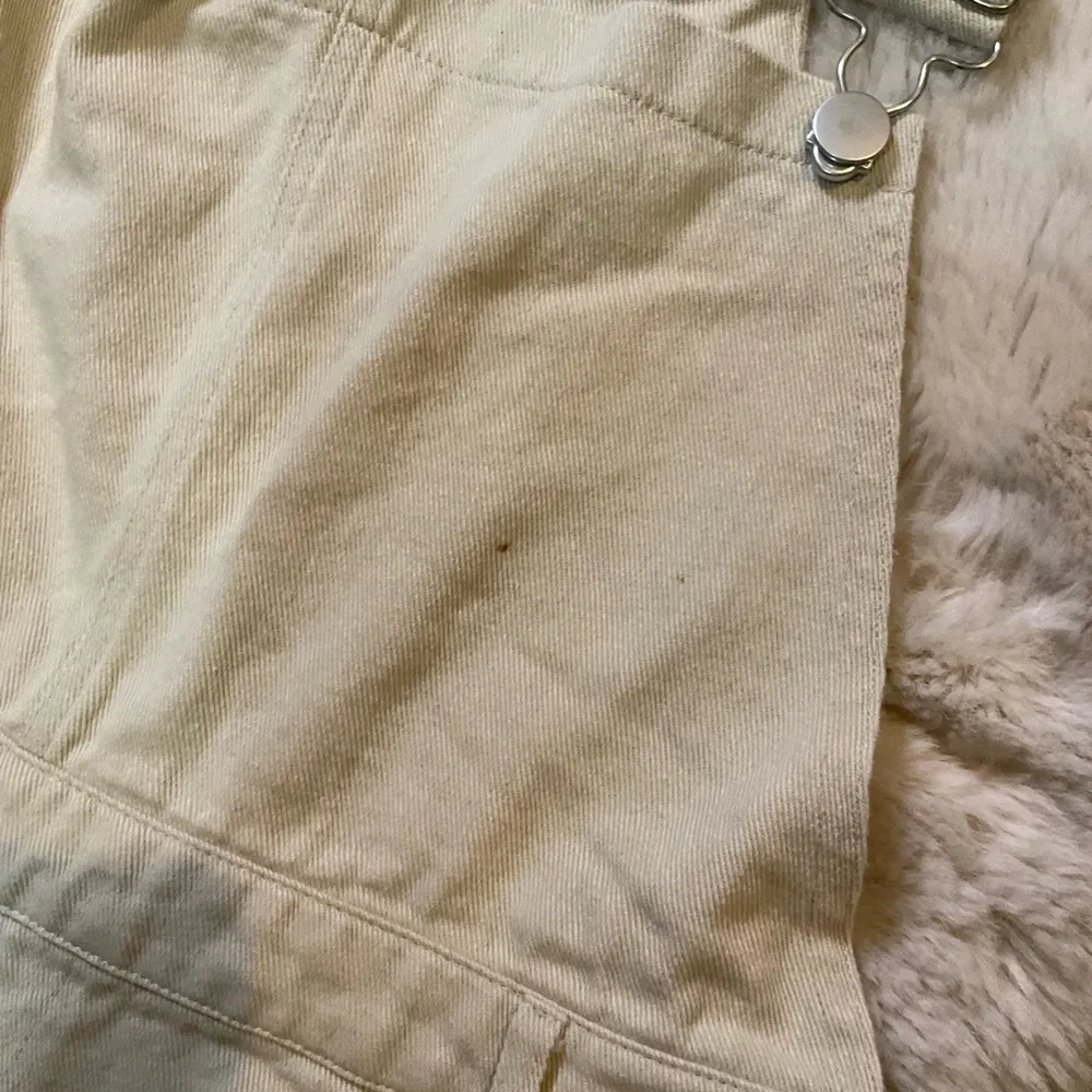 HYFVE Womens Cargo Cream Overalls Size Large Beige - Image 6