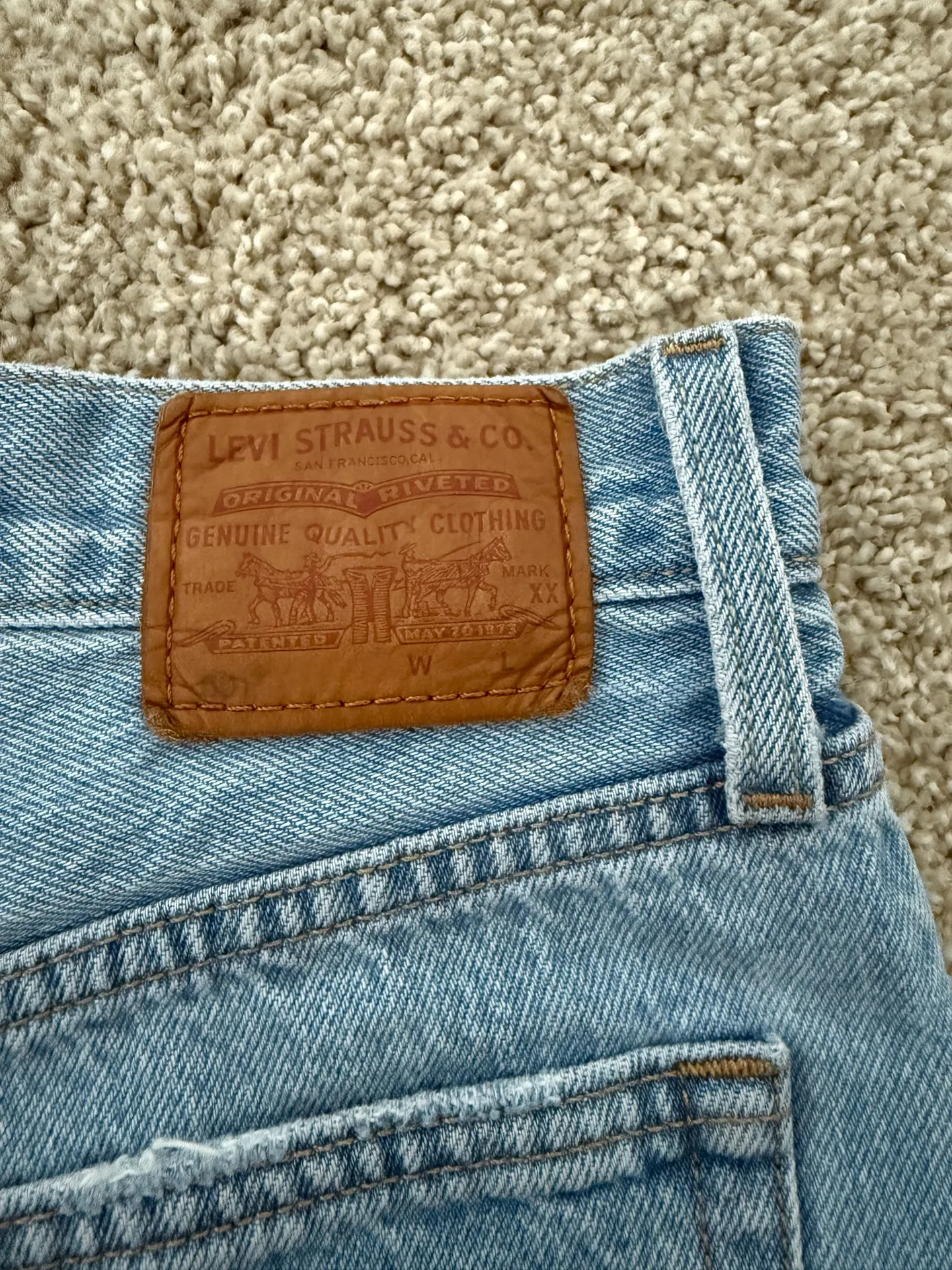 Levi’s 501 Shorts Denim - Image 5