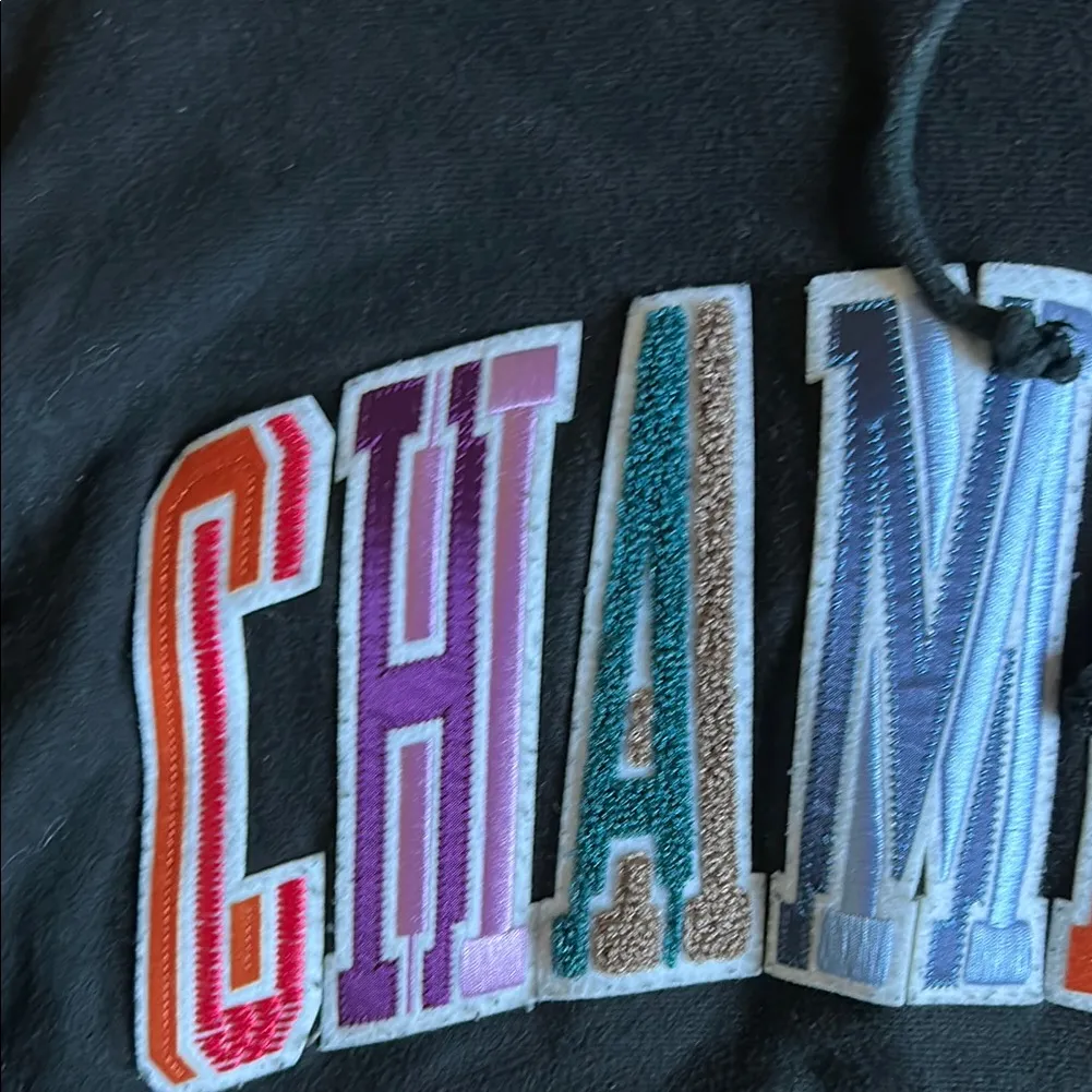 Champion Hoodie with Colorful Logo - Image 4