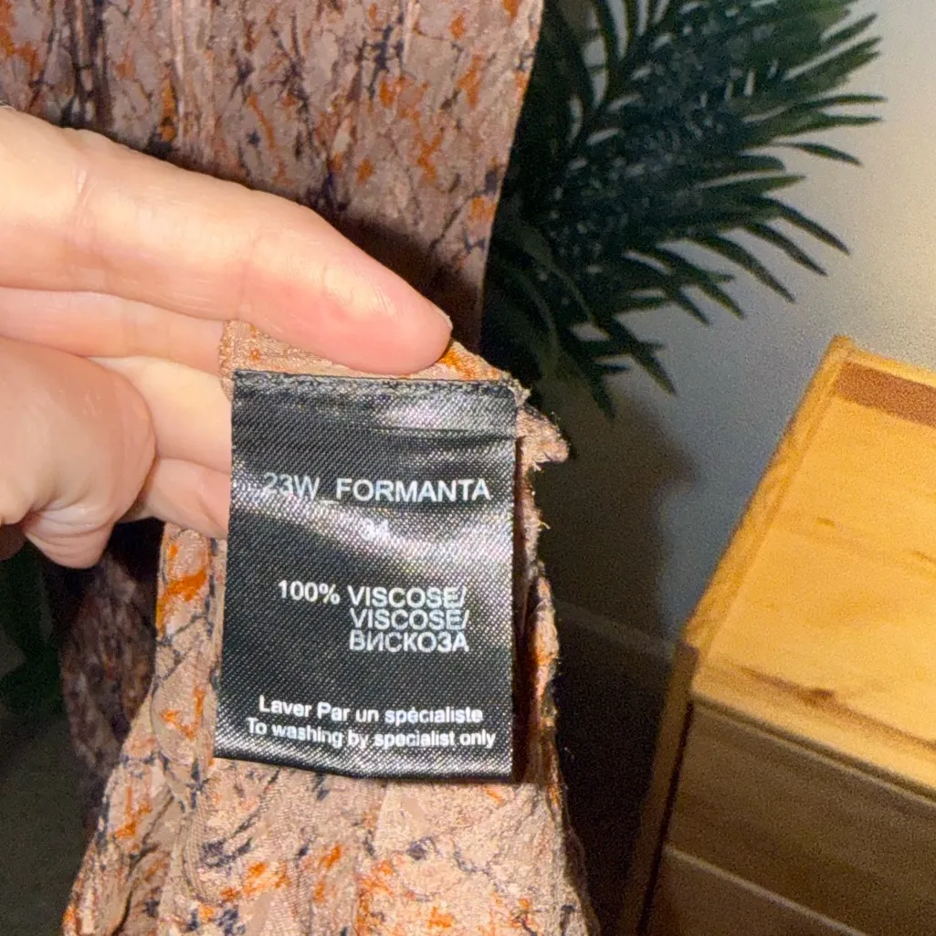 Revolve MES‎ DEMOISELLES FORMANTA DRESS size 34 XS Brown - Image 8