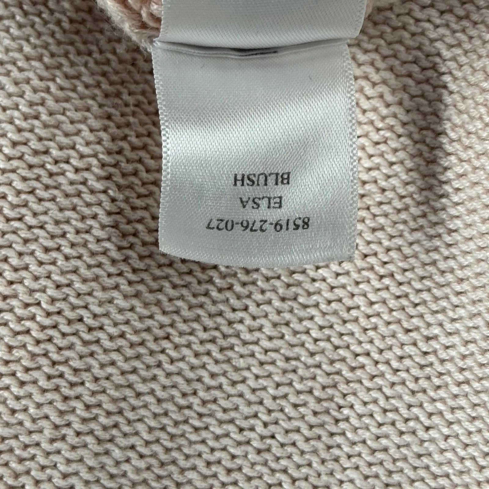 Rails Elsa Sweater Cropped Crewneck Pullover Lightweight Blush Pink Casual XS - Image 7