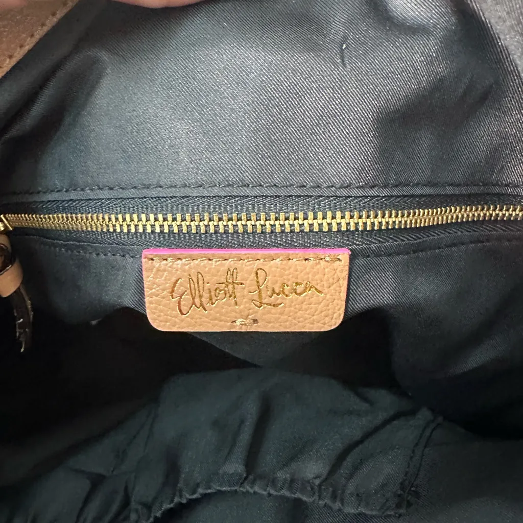 Elliott Lucca Bali '89 All Day Tote Bag, Almond Melaya, 16x13 inches EUC - Image 10