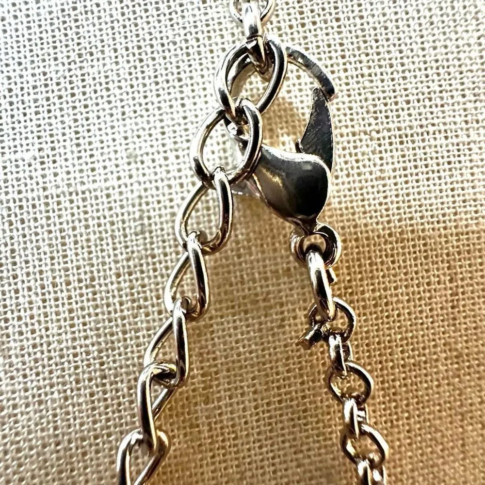 Ocean Floating Charm Locket necklace Gray - Image 5