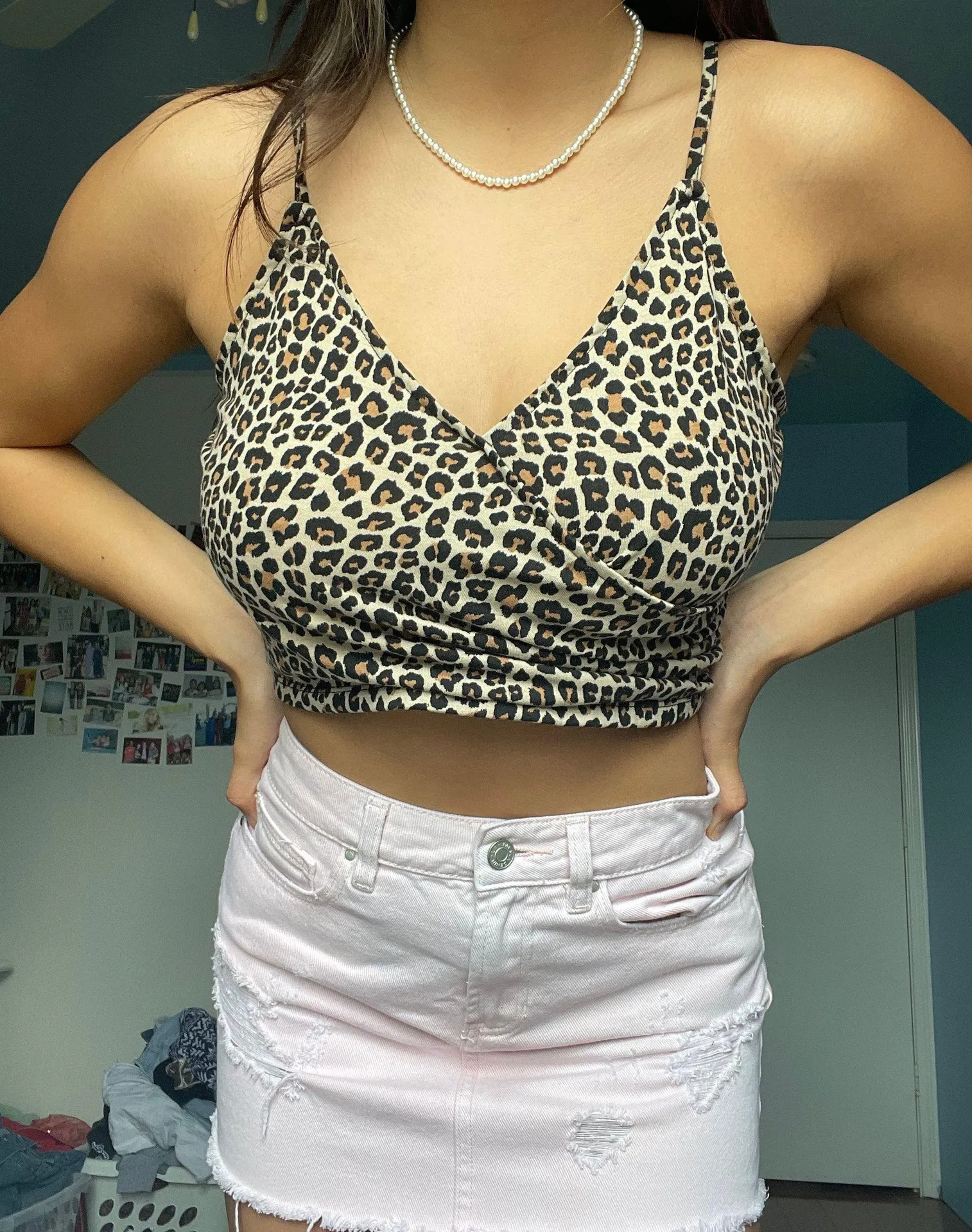 Cheetah Crop Top - Image 2