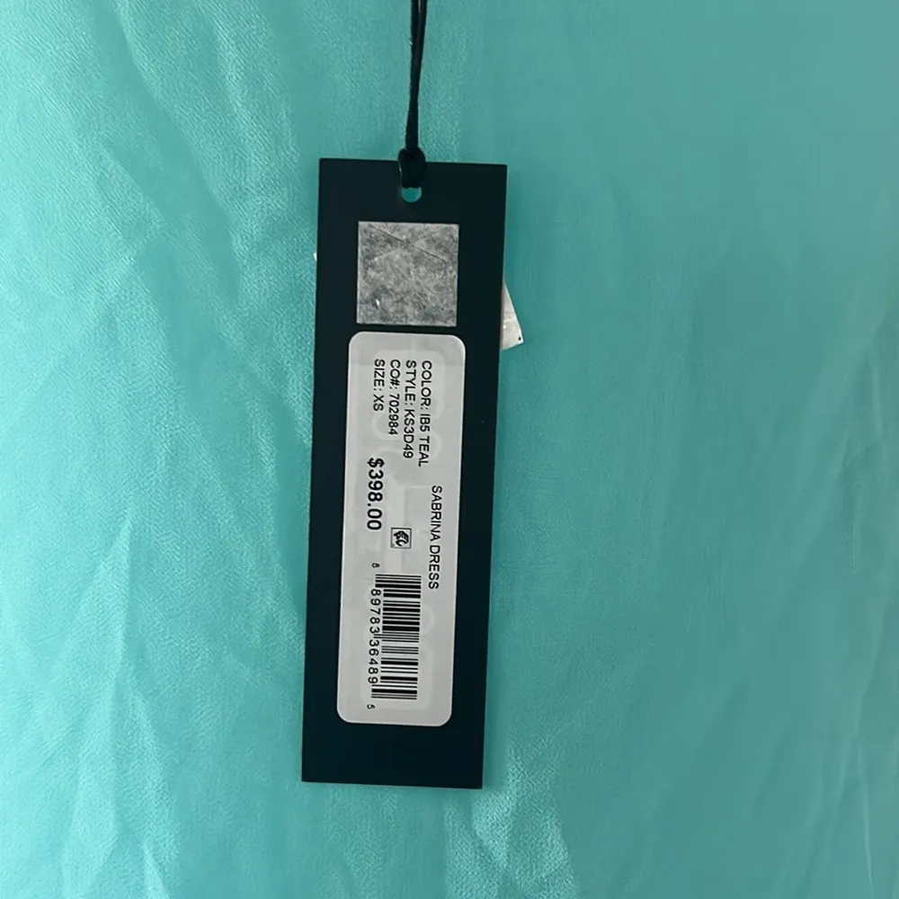 Kobi Halperin Sabrina One Shoulder Dress, Teal Size XS New w/Tag Retail $398 - Image 9