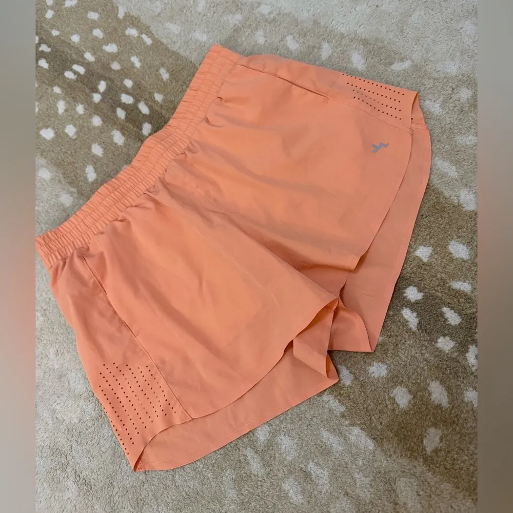 Joy Lab bright neon orange pink athletic shorts women’s size medium - Image 4