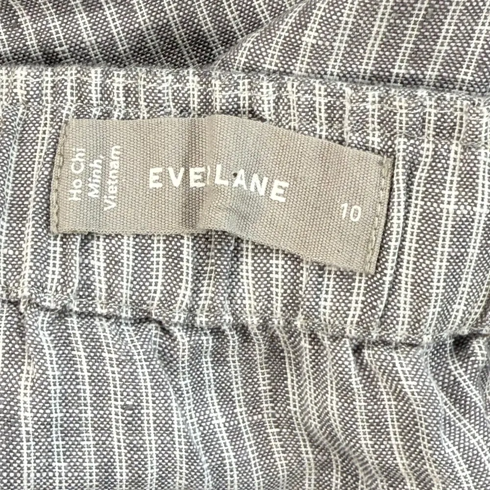 Everlane Linen Striped Jumpsuit Wide Leg Sleeveless Casual Size 10 NWOT- no belt - Image 10