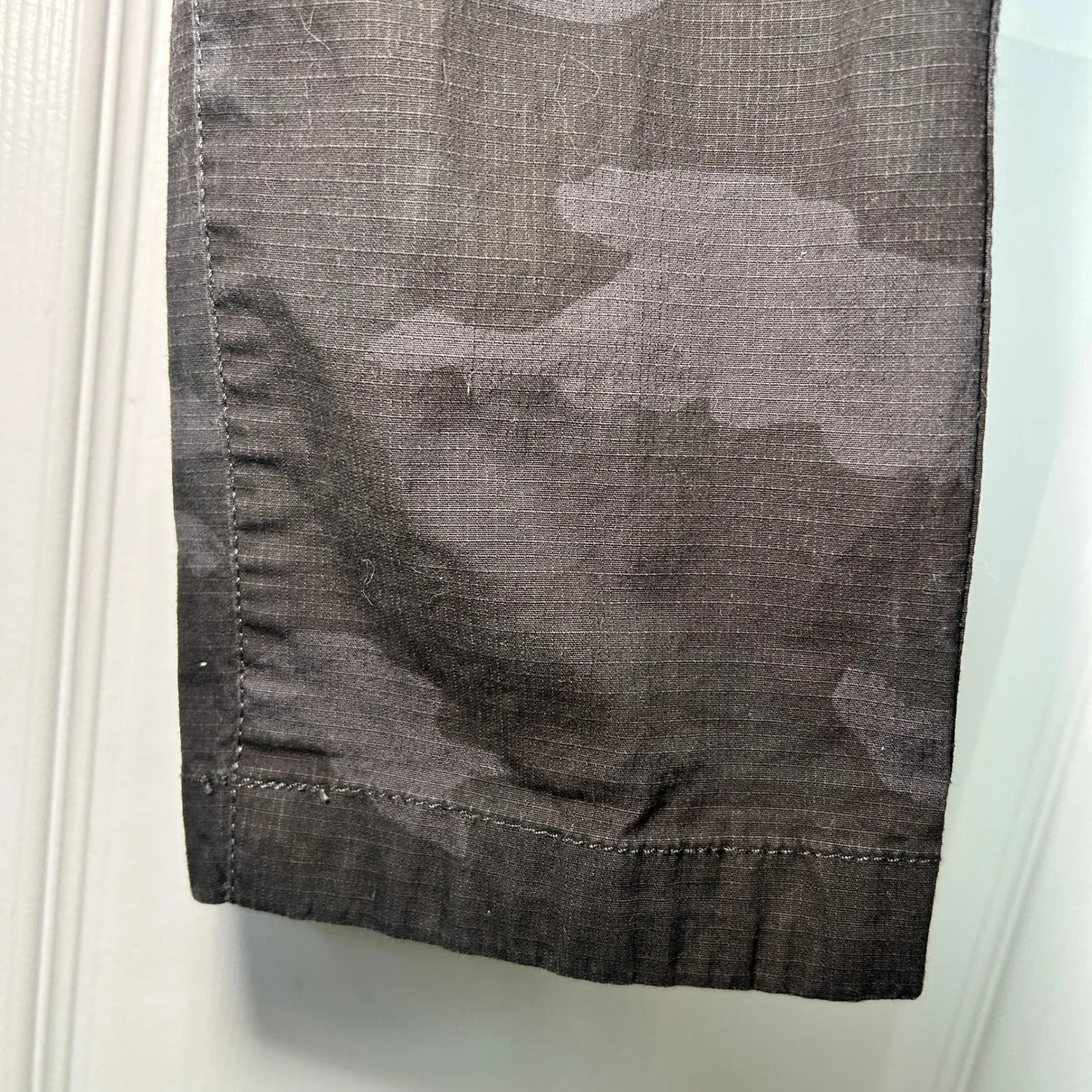 VUORI Ripstop Women's Black Camo Jogger Pants Drawstring Cargo Utility Size XS - Image 7