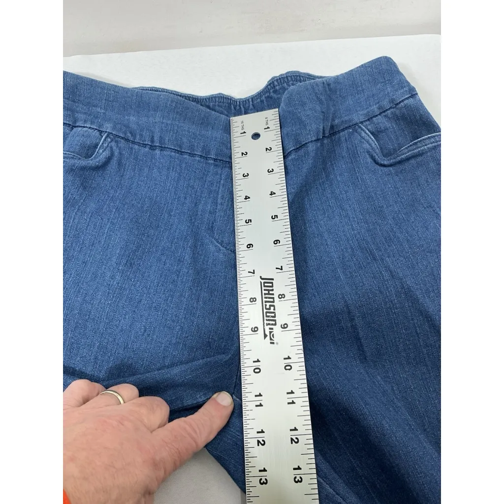 Womans Excellent Condition Alfred Dunner Petite Pullon Blue Jeans 12P 0126/B-3 - Image 5