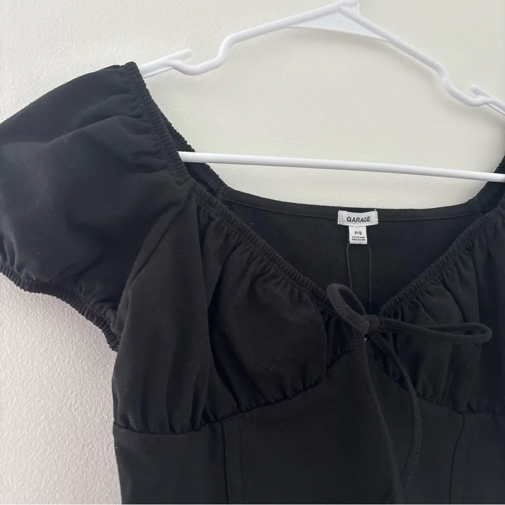 garage black corset tee - Image 3