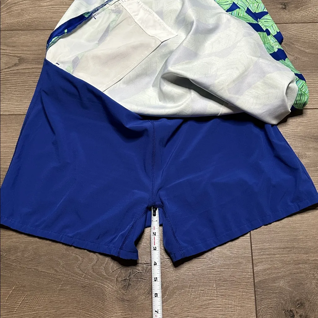 Vineyard Vines Golf Skort Palm Leaf Royal Ocean Multicolor Skirt Blue Green 14 - Image 11