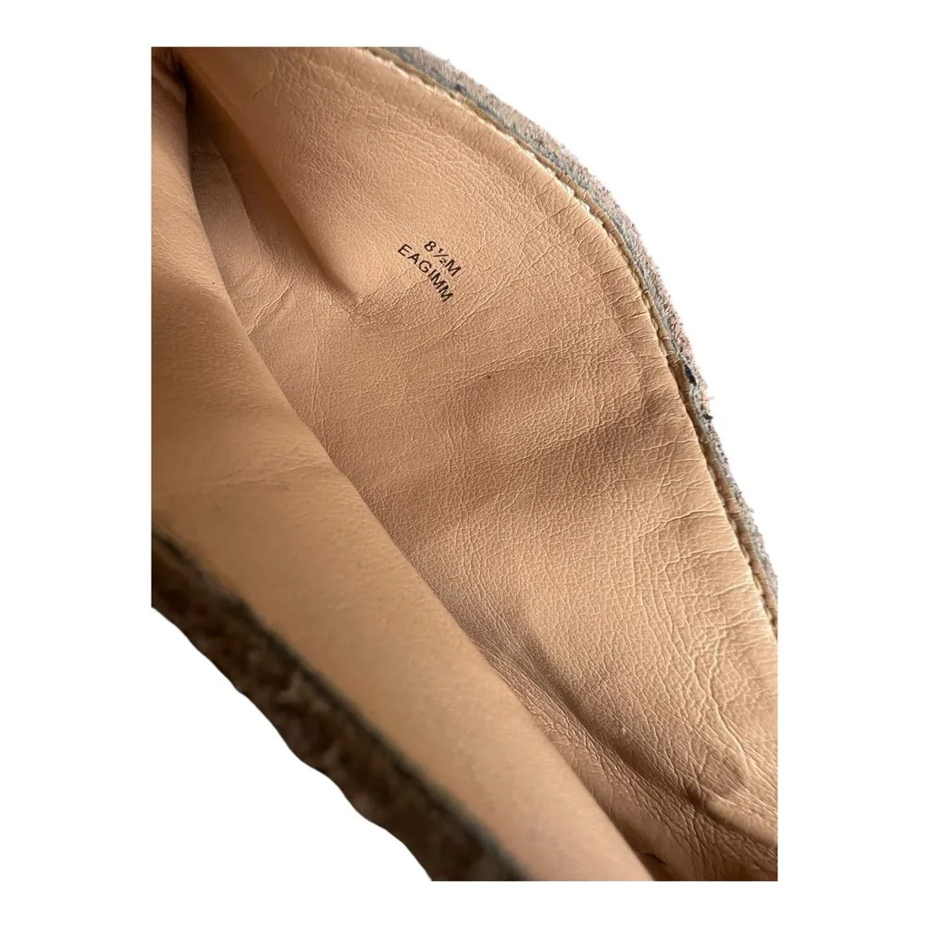 Enzo Angiolini Beige Ankle Suede Booties Size 8.5 - Image 7