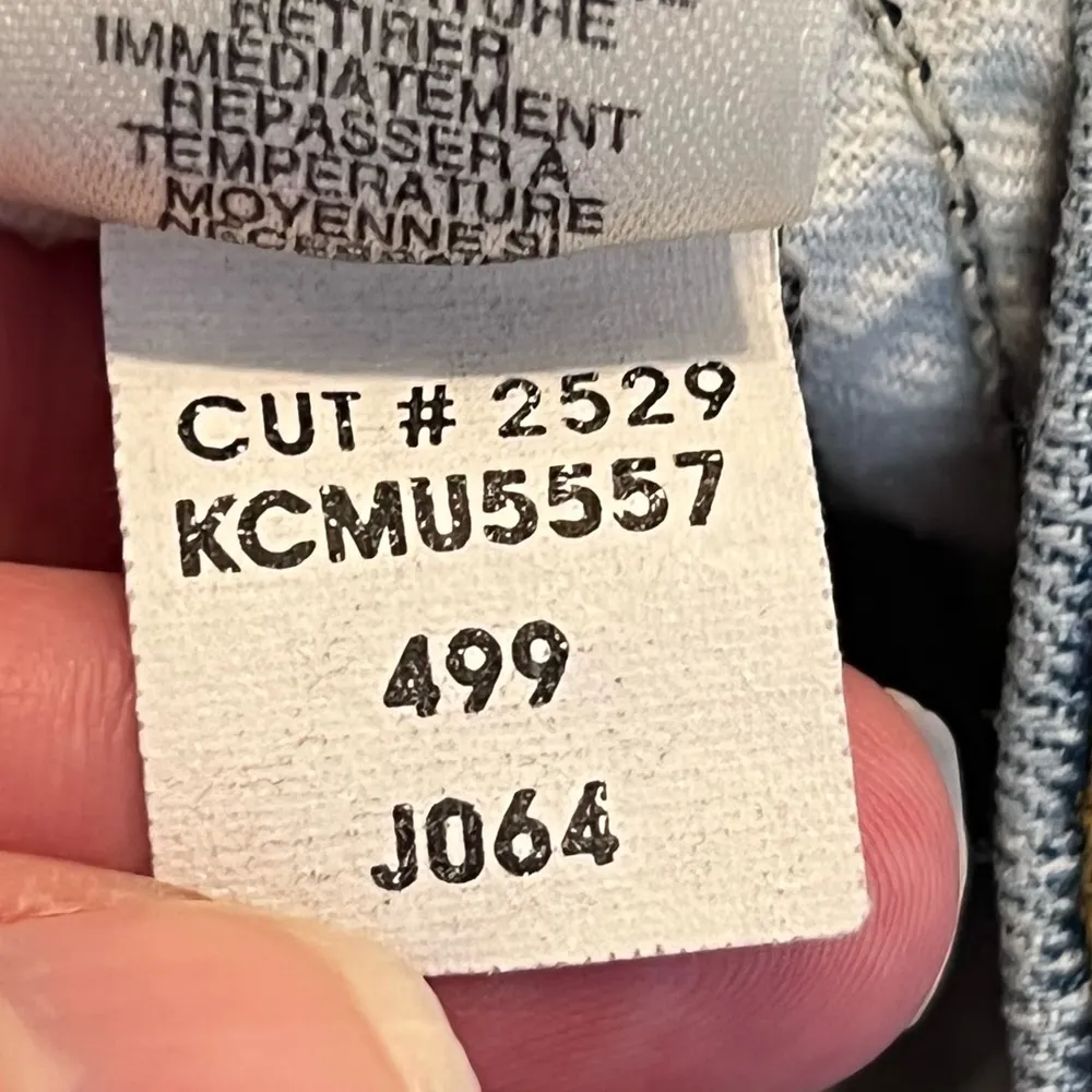 DKNY Soho Denim Jeans Size 14 Regular Cut #2529 High Rise - Image 10