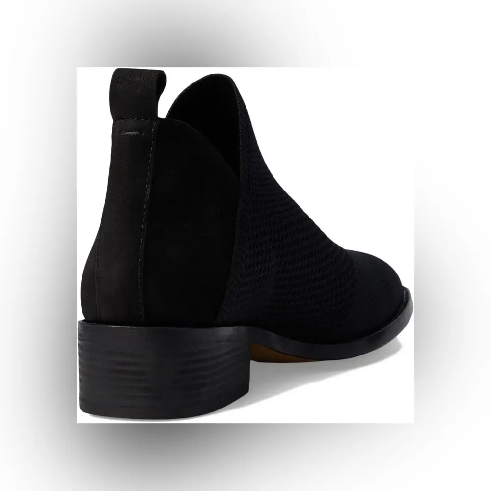 Eileen Fisher Chelsea‎ Ankle Boots Black 5.5 Rolla Knit Stretch Ankle Booties - Image 4