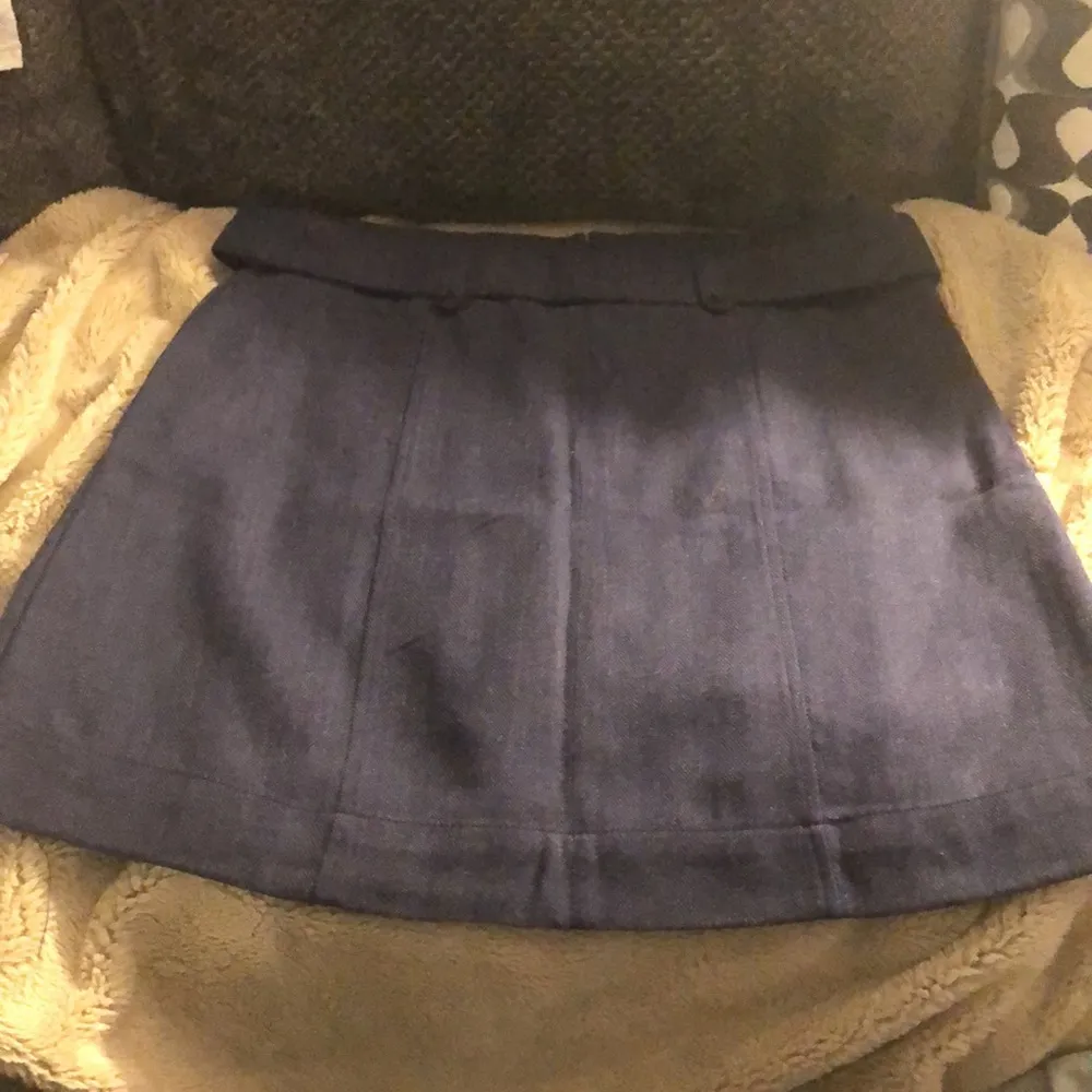 NWT Merona Navy Belted Skirt, size 16 - Image 4