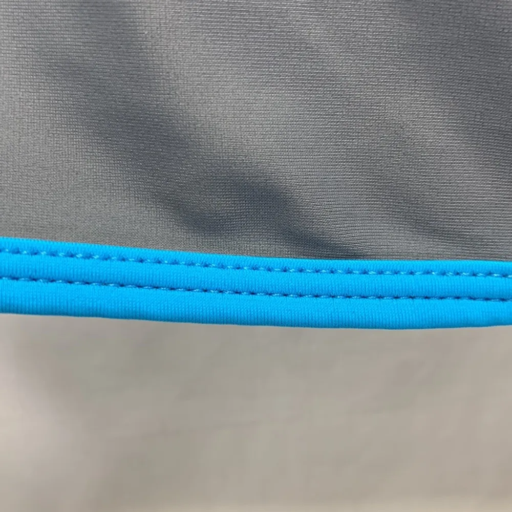 Athletic Gray and Turquoise Swim Skort with Shorts Size L 12/14 - Image 8