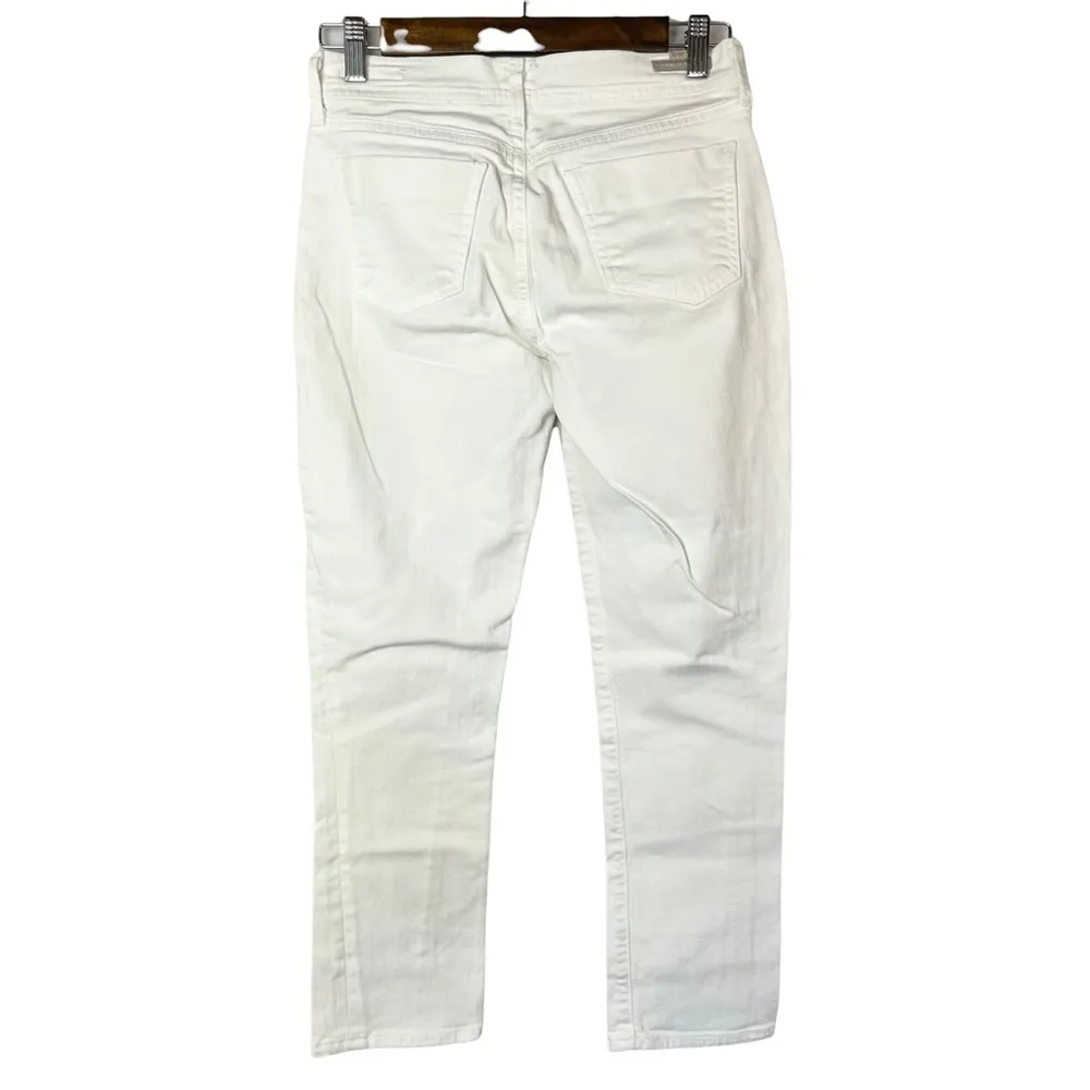 Citizens of Humanity White Manic Mini Bootcut Jeans 24 - Image 3