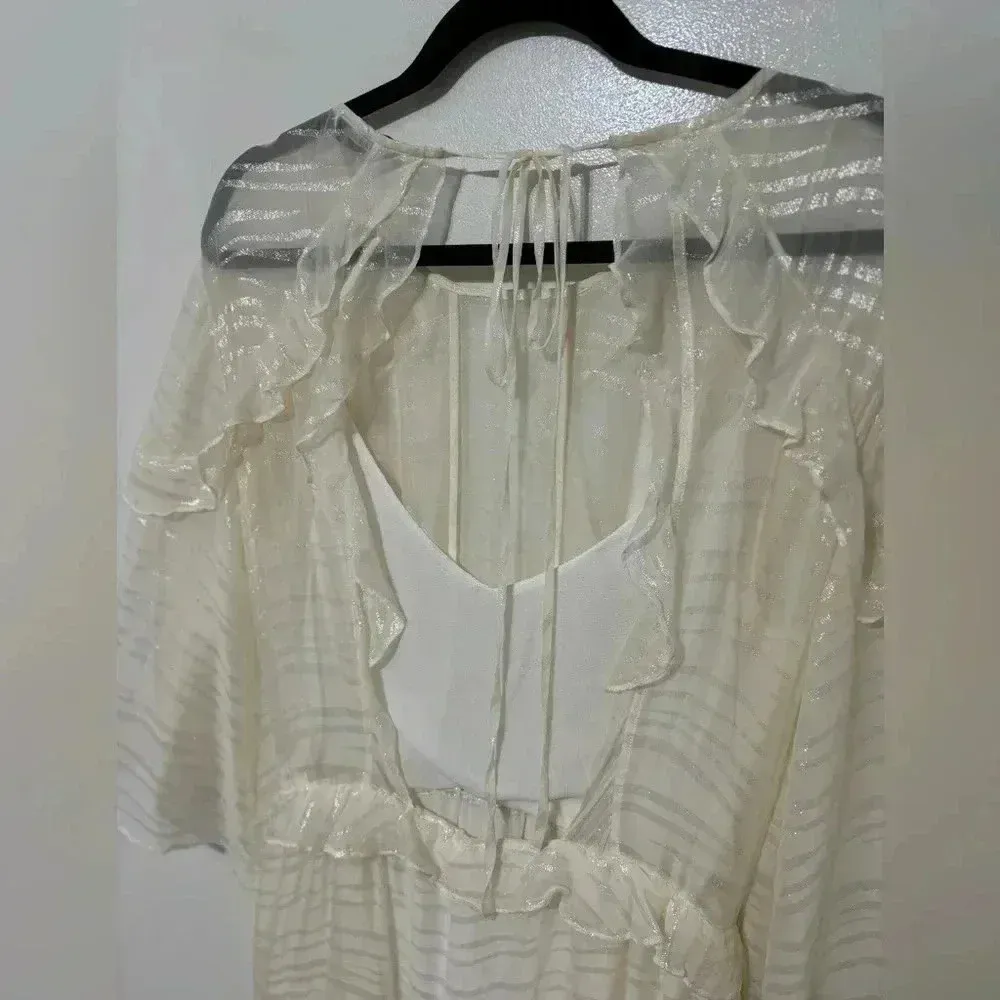 IRO Dress Sheer Detail‎ 🩵 - Image 4