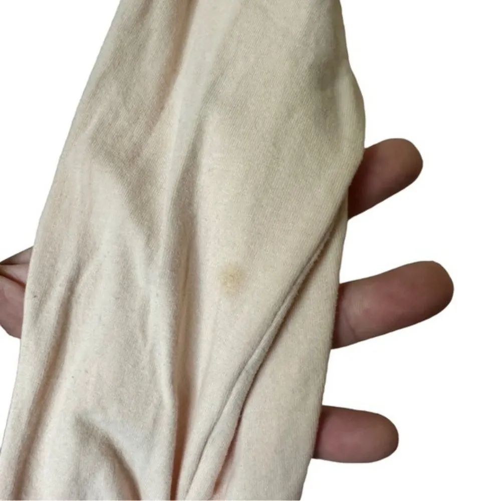 Sundance Cream Long Statement Scrunchy Sleeves Turtleneck medium - Image 4