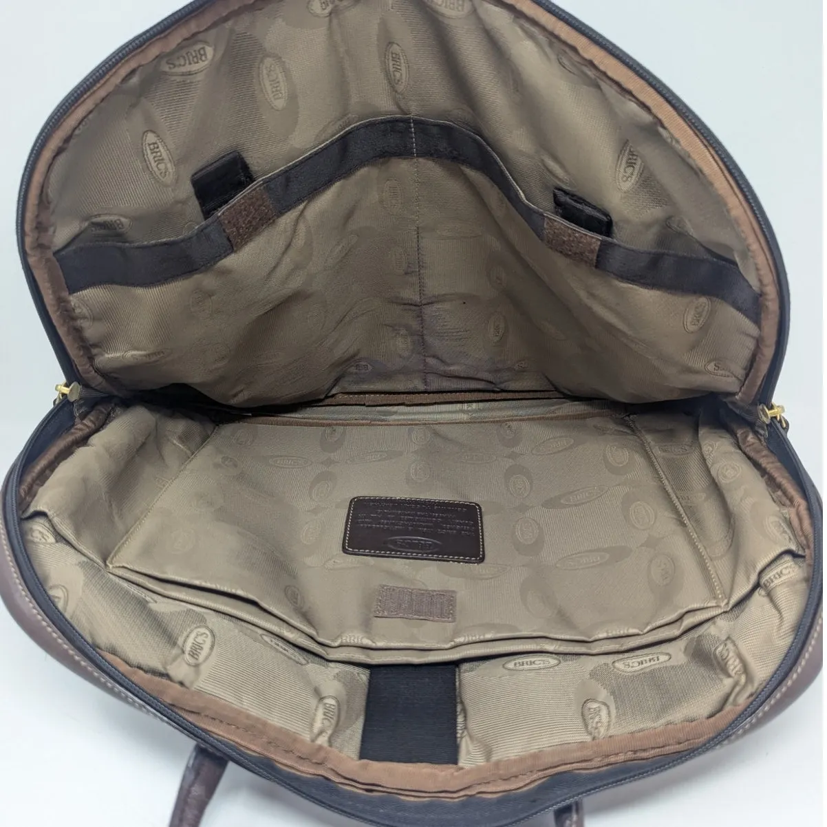 Bric's Leather Top Handle Messenger Bag Brown - Image 8