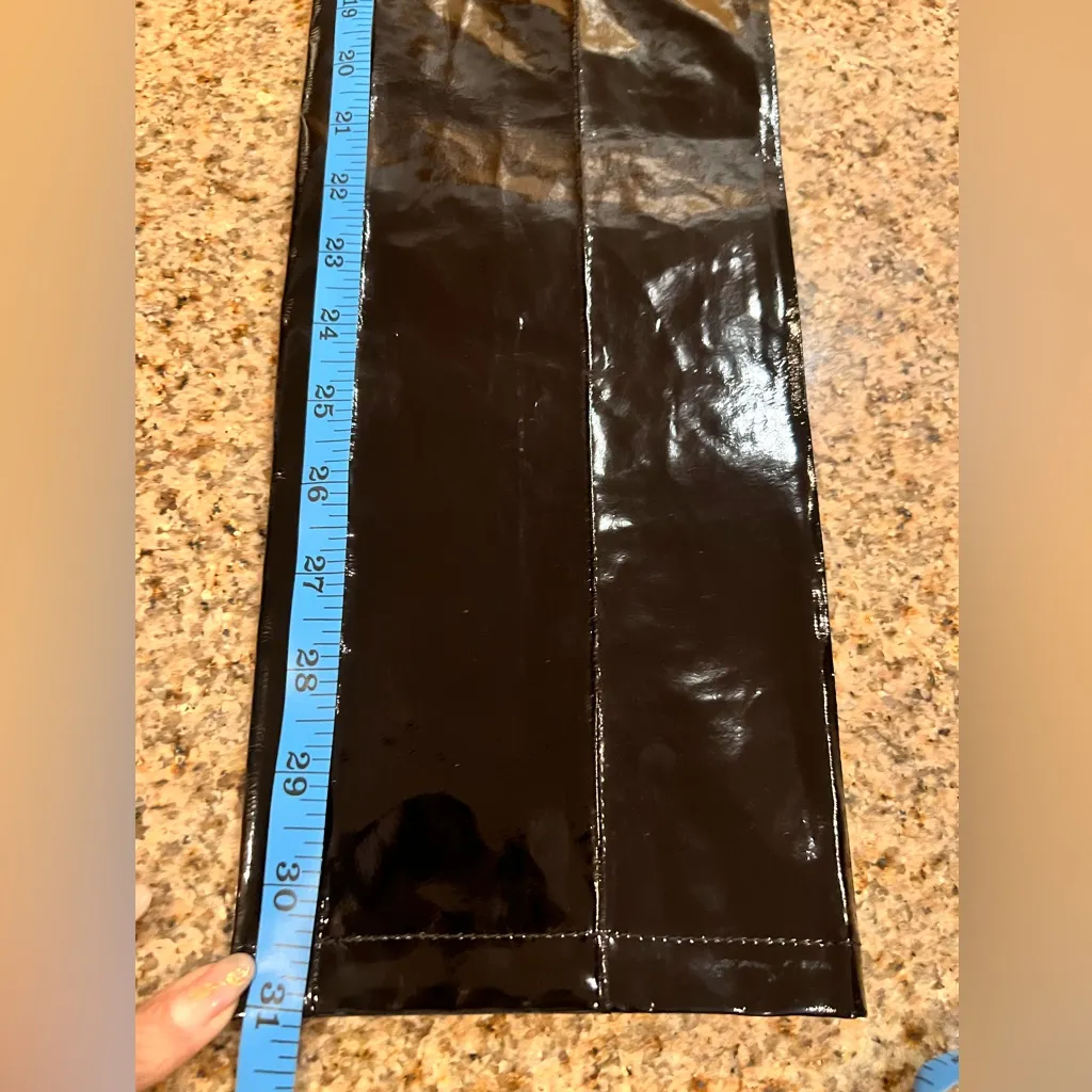 Zadig & Voltaire Défilé Peko Vinyl Lambskin Leather Pants NWT Size 34 FR/2 US - Image 7