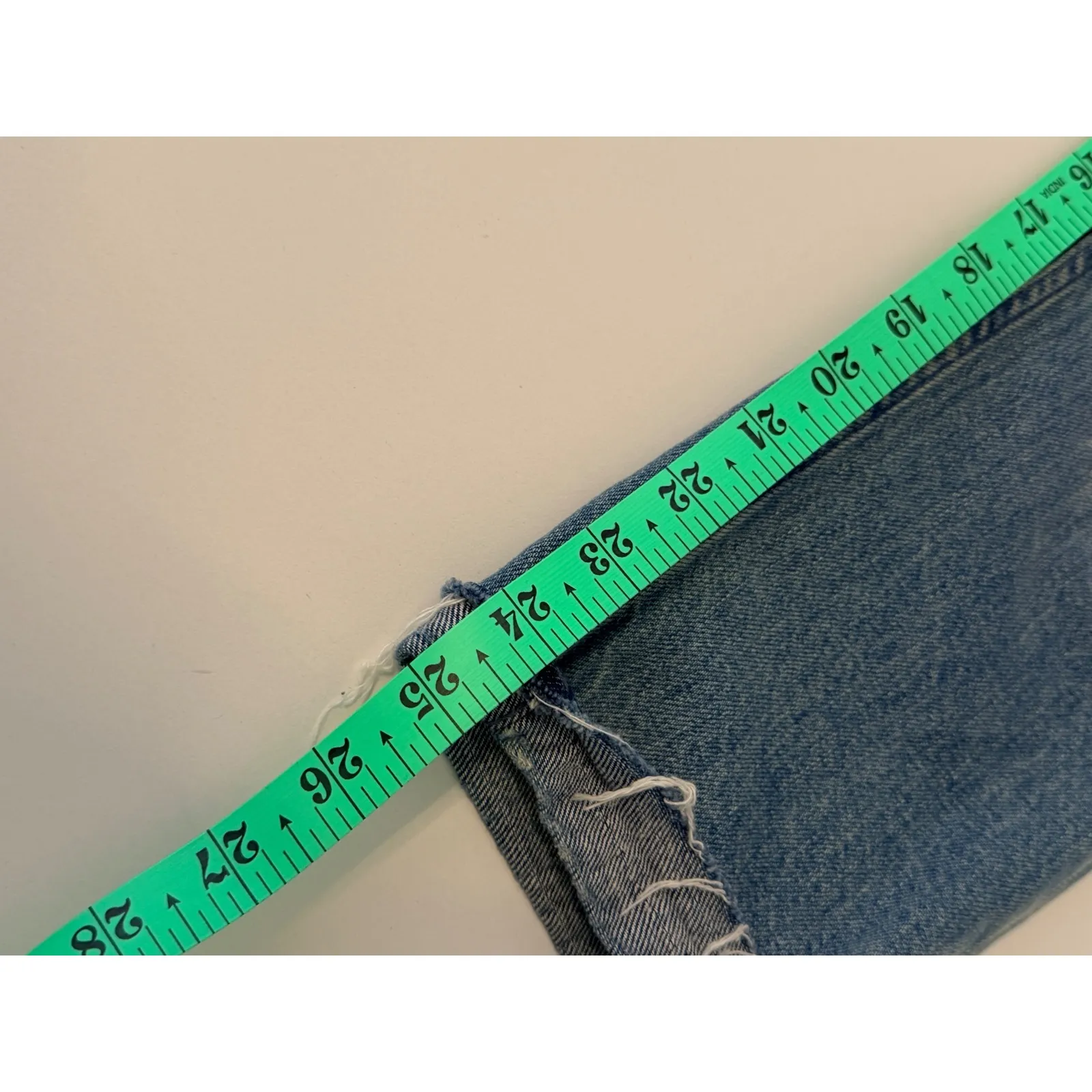 Abercrombie & Fitch Annie High Rise Girlfriend Jeans Sz 24/00 Floral Embroidery - Image 7