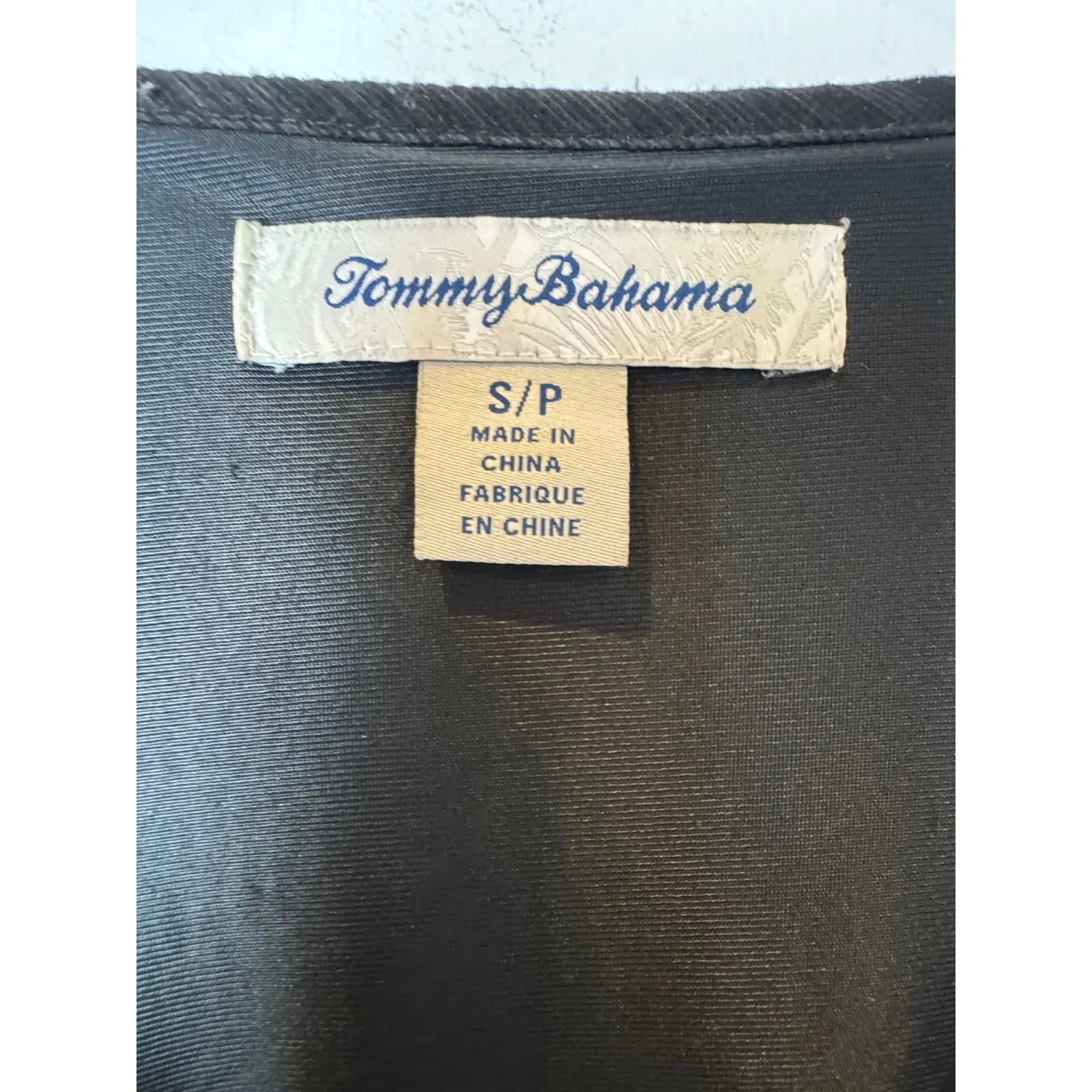 Tommy Bahama Jumpsuit Women Small Black Oasis Waves Gauze Cropped Wide Leg Beach - Image 10