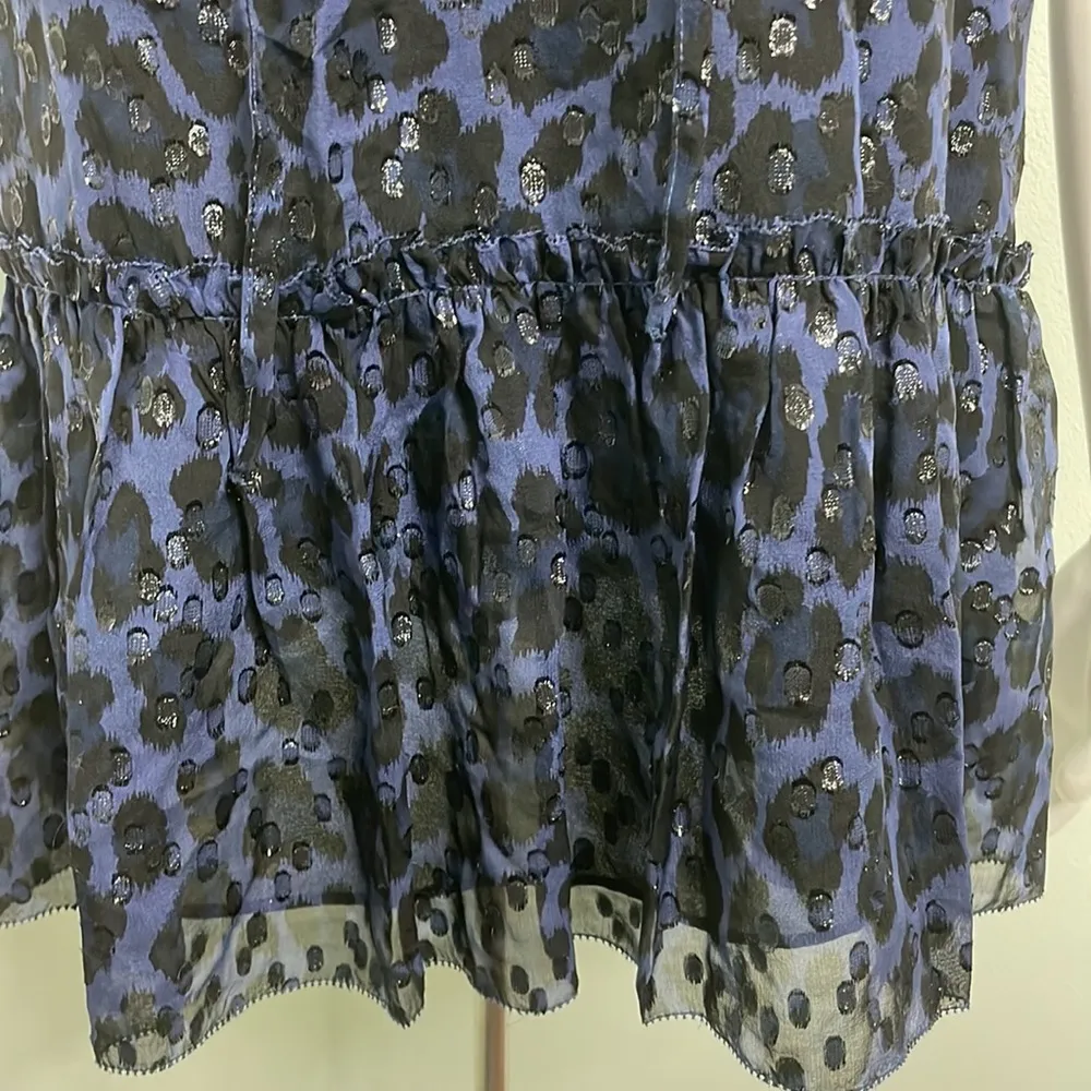 Kate Spade Leopard Clip Dot Top - Image 5