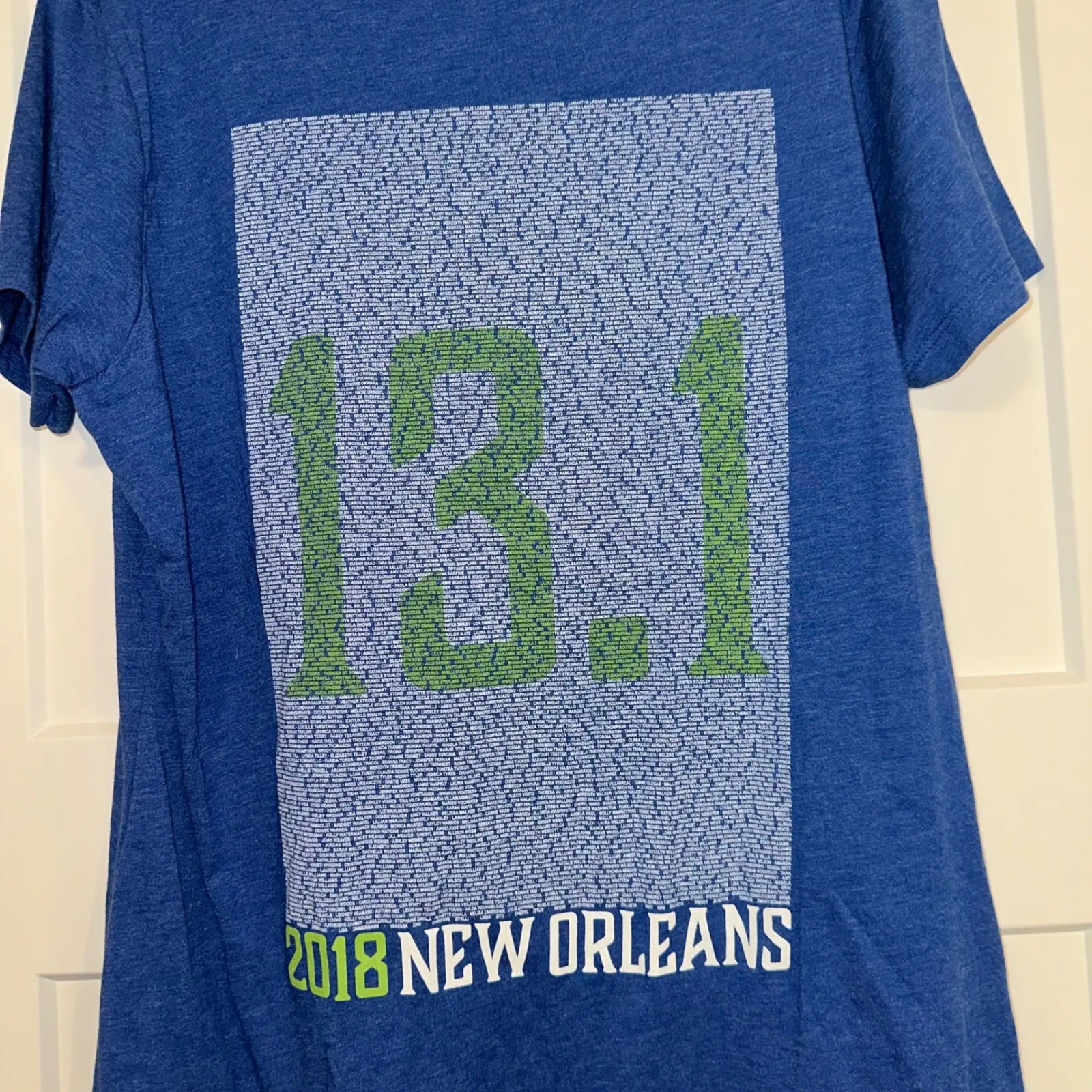 Humana Rock n Roll Marathon 13.1 New Orleans 2018 Royal Blue T Shirt XXL - Image 3