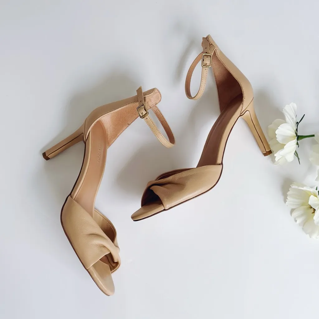 Nordstrom Anders Lea Ankle Strap Sandal Tan Candy Leather - Image 5