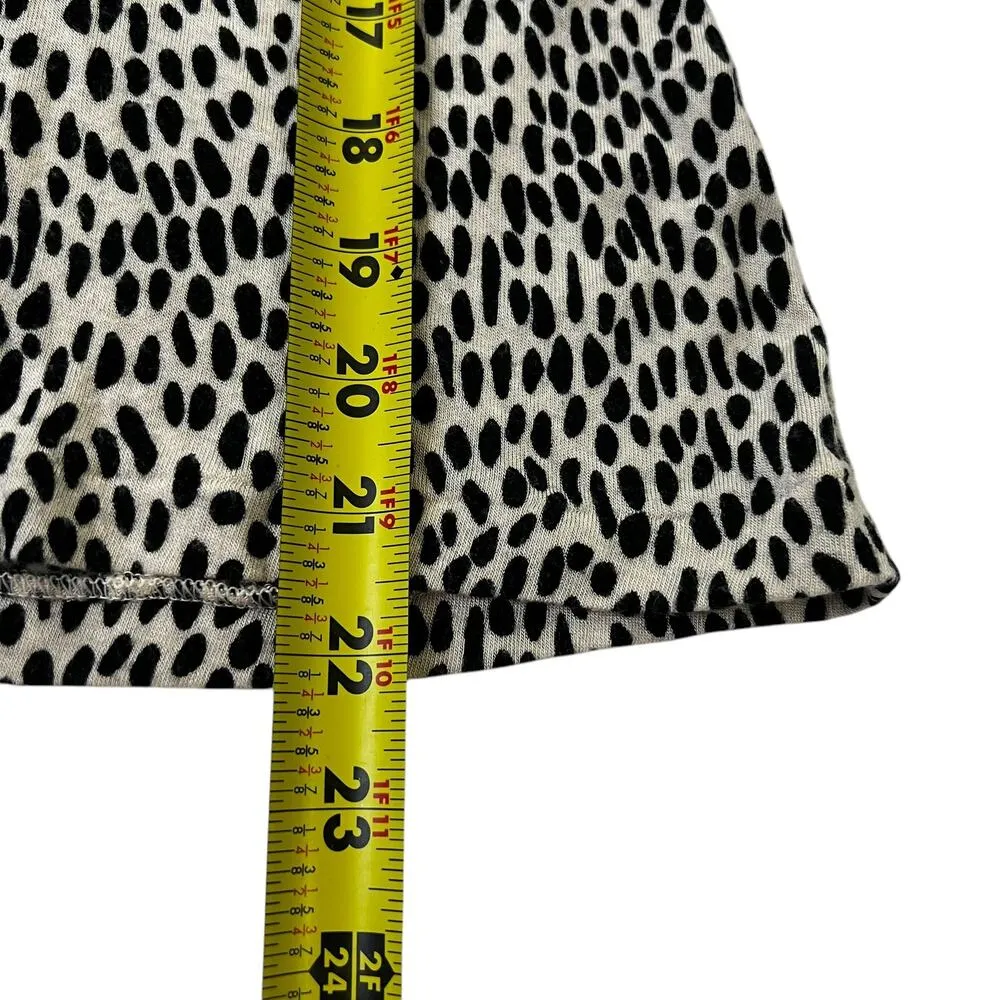 Banana Republic Black & Beige Stretch Shirt Women Petite Size XS | 62-35 - Image 4