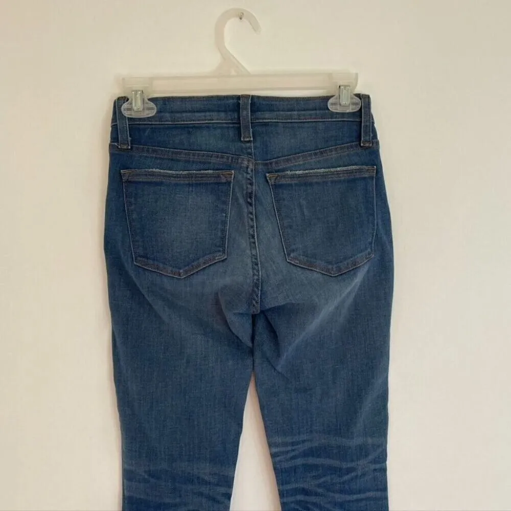 NEW NWT J. CREW 8" Toothpick Jean Newcastle Wash Let Down Hem Ripped Skinny 25 - Image 12